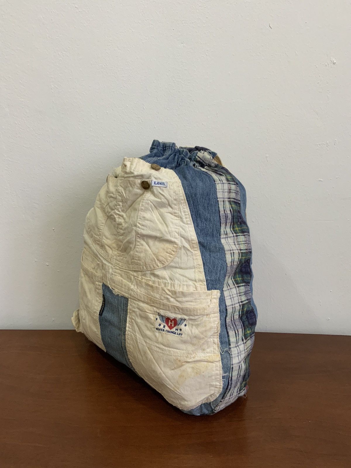 Lee Vintage Lee Patchwork Distressed Fade Backpack Size ONE SIZE - 2 Thumbnail