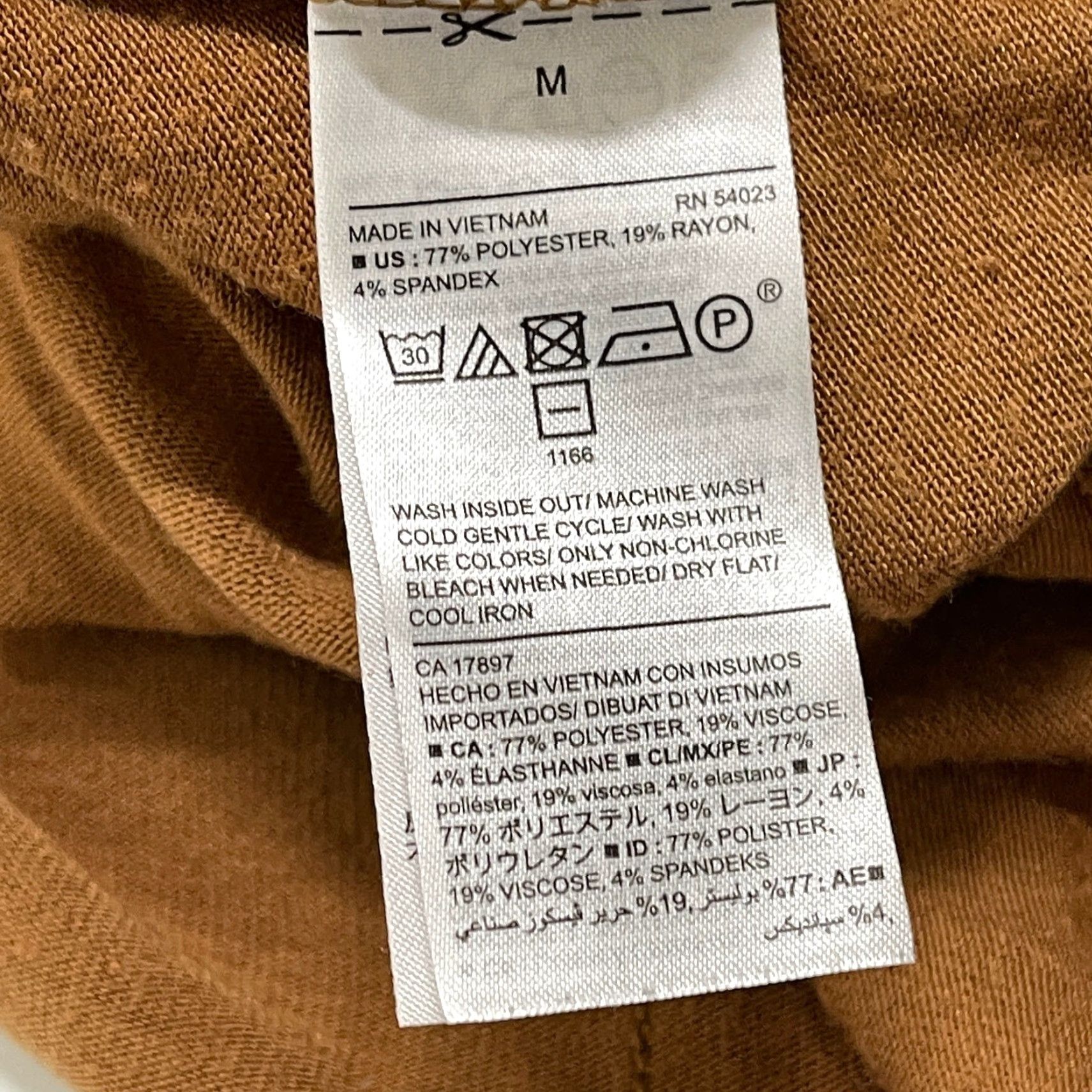 Old Navy Old Navy Shirt Women M Brown Long Sleeve Tee Chest Pocket PILL Classic Casual Shirt, Round Neck, Pullover, Regular Fit, Lightweight, Solid Size M / US 6-8 / IT 42-44 - 7 Thumbnail