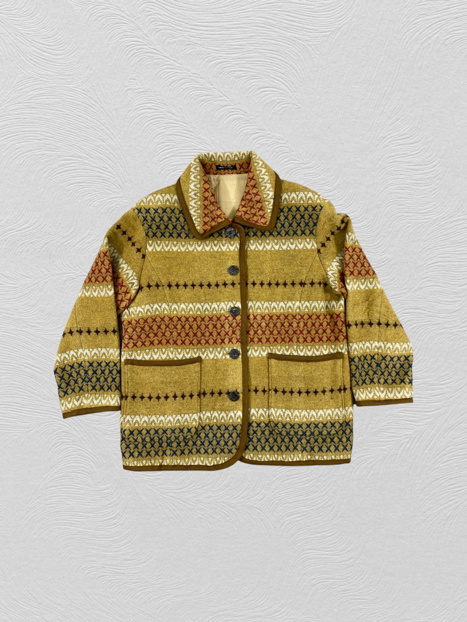 Japanese Brand Japanese Brand Miss Alice Wool Jacket -J191 Size M / US 6-8 / IT 42-44 - 1 Thumbnail