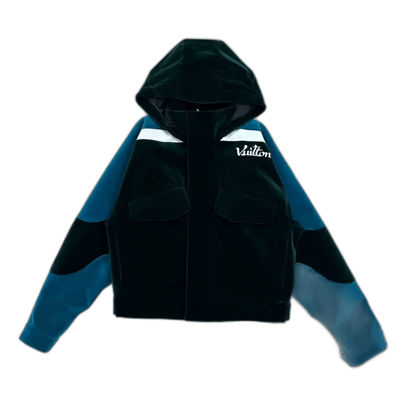Louis Vuitton Louis Vuitton Velvet Color Block Jacket-yf Size US L / EU 52-54 / 3 - 1 Thumbnail