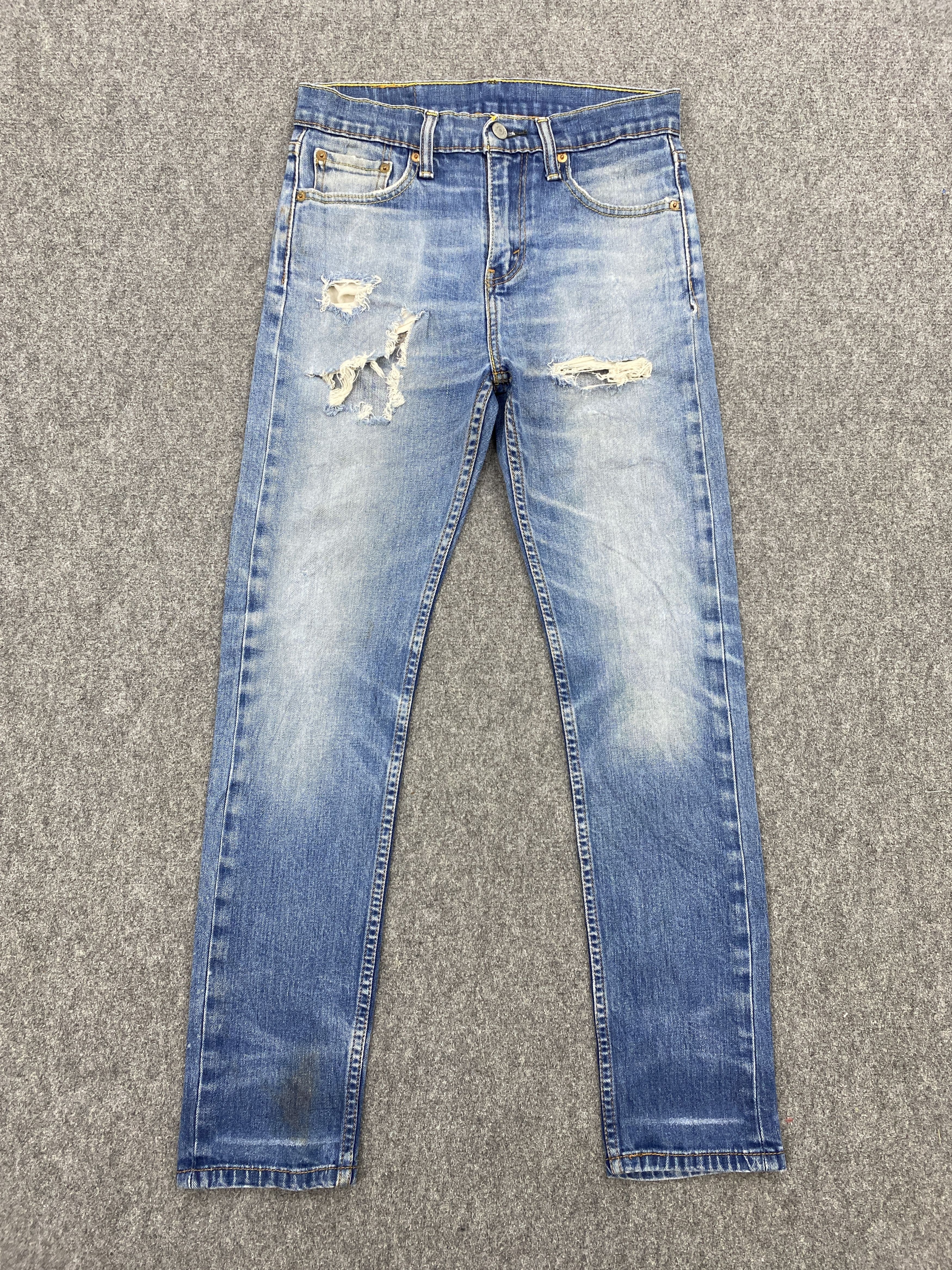 Levi's Vintage Levi's 510 Distressed Skinny Jeans DP2691 Size US 28 / EU 44 - 1 Thumbnail