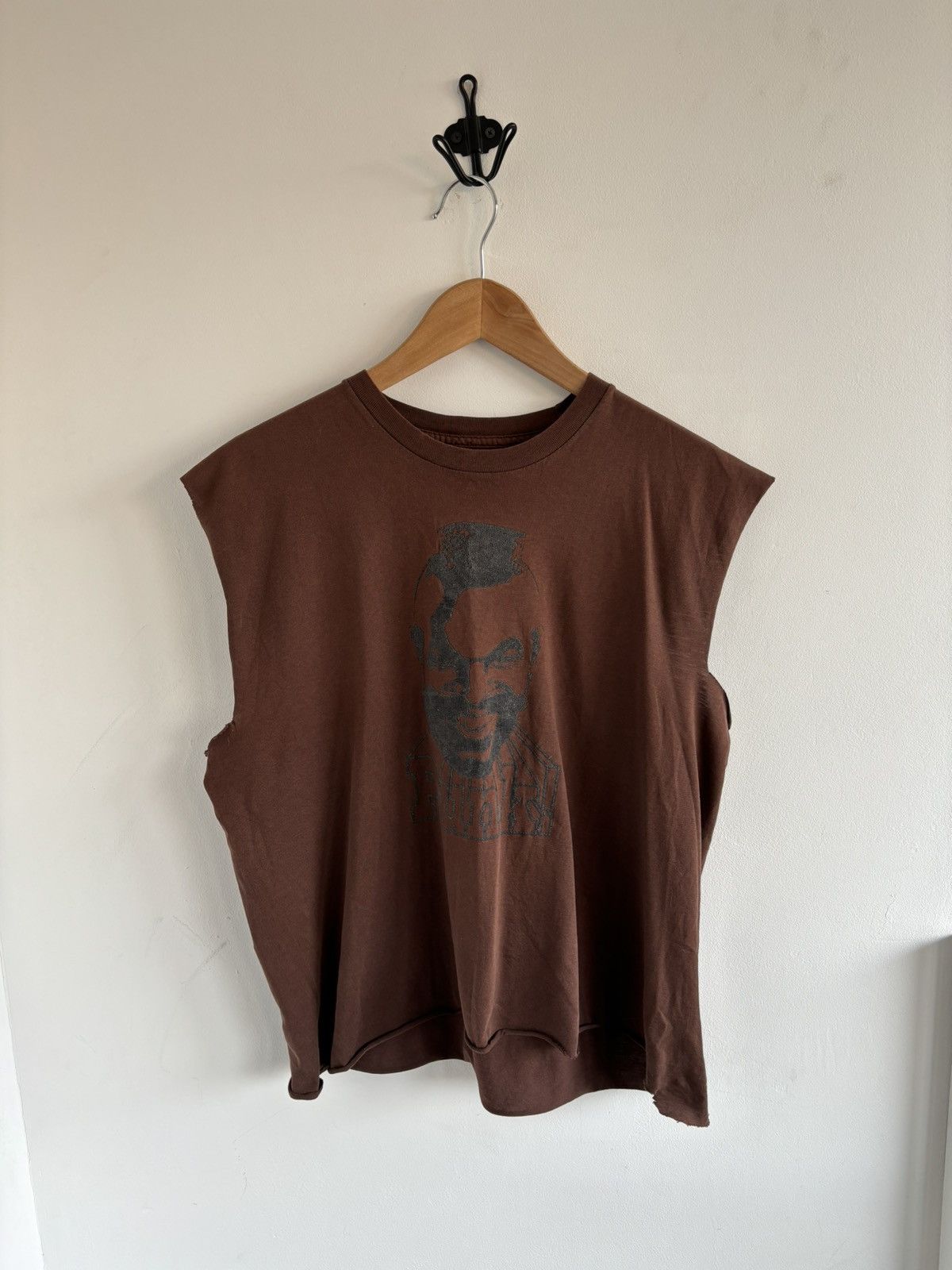 Japanese Brand × Punk and Yo Punk Boxy Brown Tank Top Size US L / EU 52-54 / 3 - 1 Thumbnail