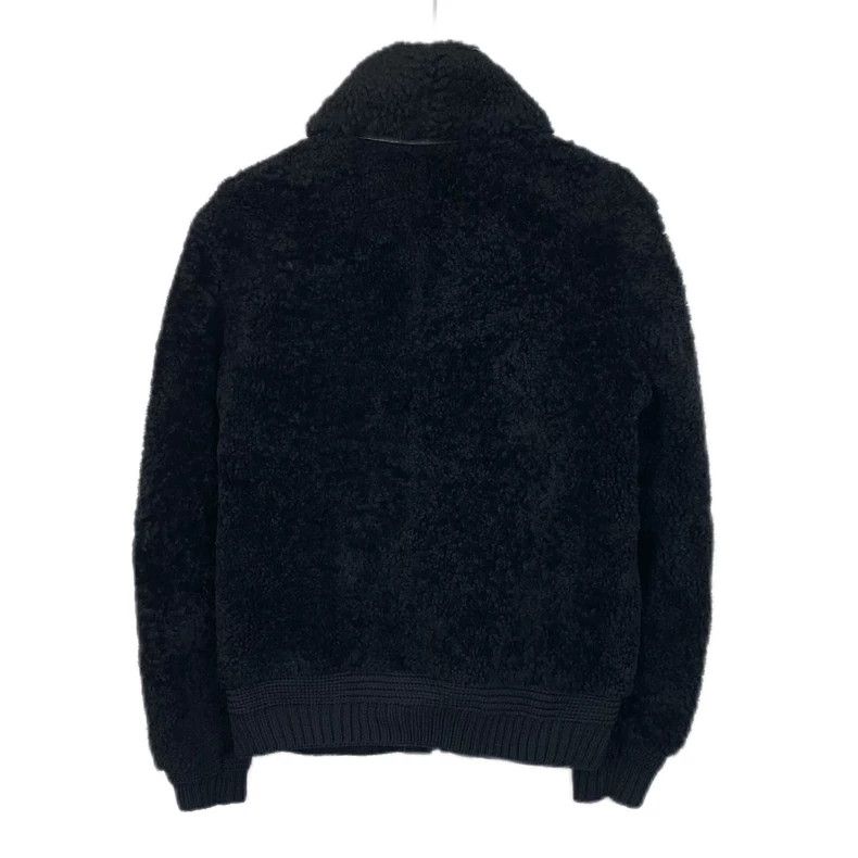 Saint Laurent Paris Saint Laurent Black shearling lapel jacket 2504-Nextarrow Size XXS / US 00 / IT 34 - 2 Thumbnail