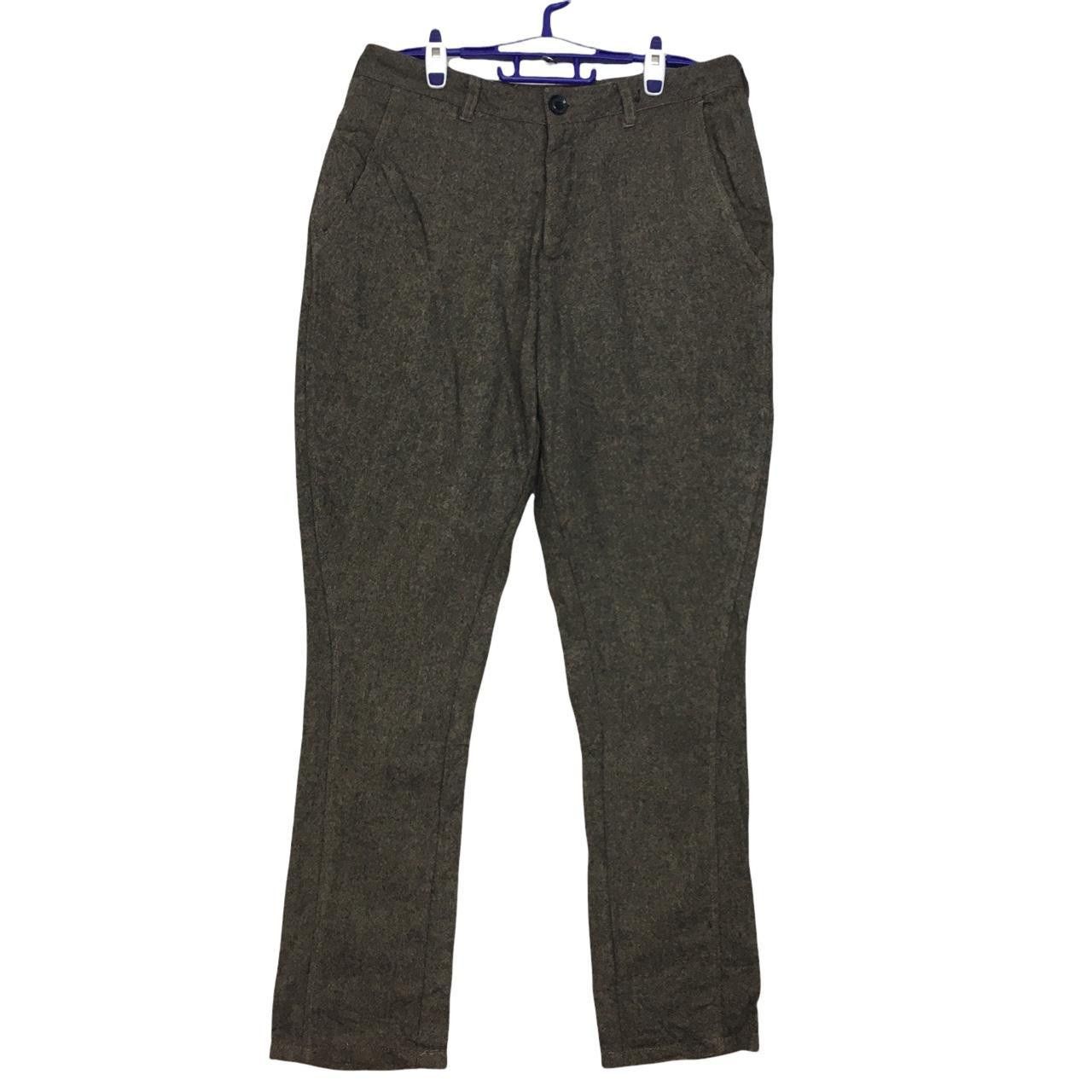 HARE Vtg HARE Brown Long Pants Trousers Casual Size US 31 - 1 Thumbnail