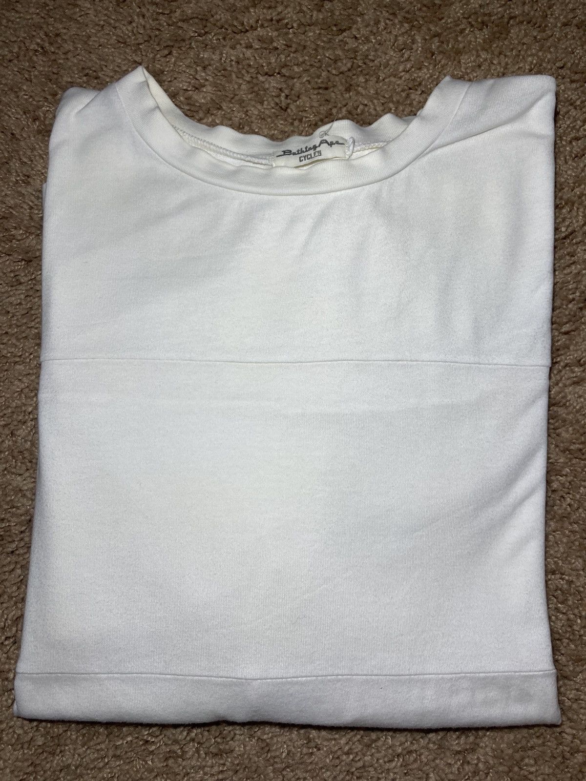 Bape × Vintage A BATHING APE CYCLES MESH LONG SLEEVE TEE | Grailed