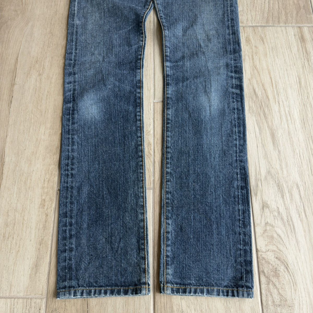 Dior Homme SS06 Hedi Slimane Blue Washed Slim Denim Jeans Size US 27 - 3 Thumbnail