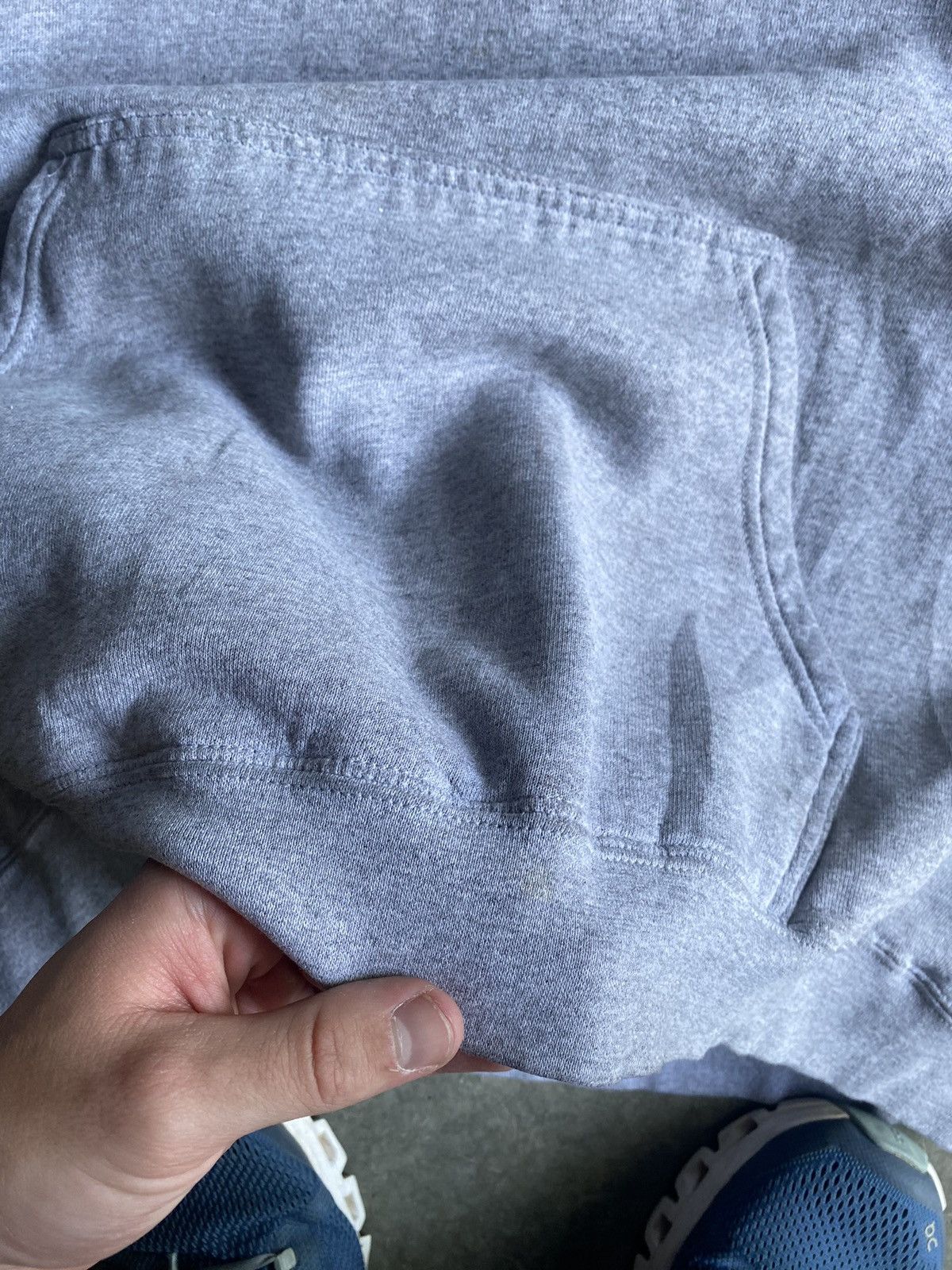 Nike Y2K Nike Center Swoosh Distressed Hoodie Size US XL / EU 56 / 4 - 6 Thumbnail