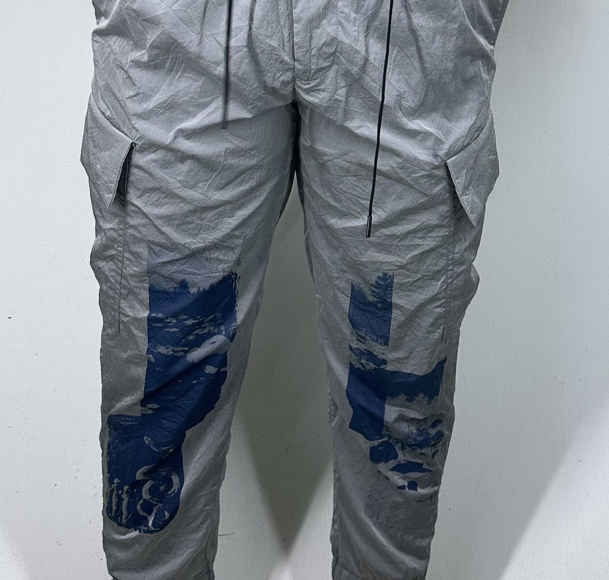 Takashi Murakami Vtg Estnation Amane Murakami Cargo Nylon Pant Size US 31 - 1 Thumbnail