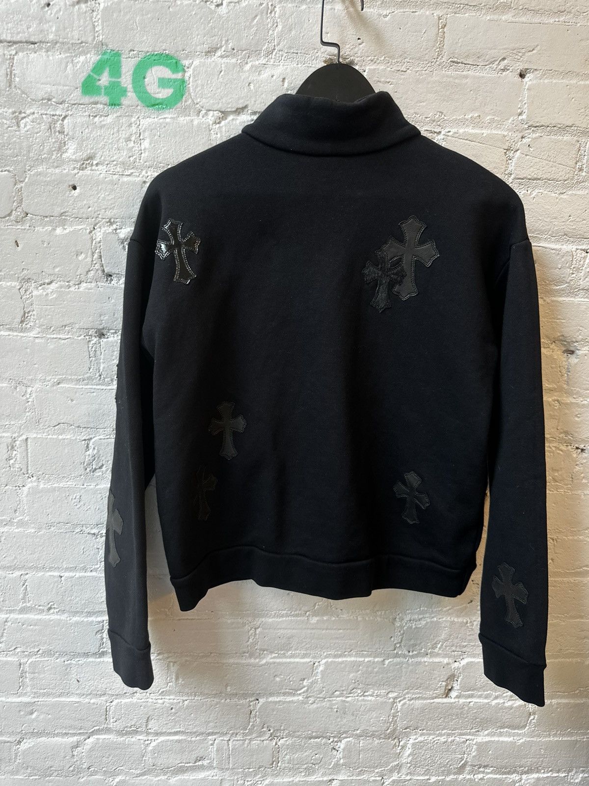 Chrome Hearts CHROME HEARTS CROSS PATCH SWEATER ZIP UP JACKET S / M Size US XS / EU 42 / 0 - 6 Thumbnail