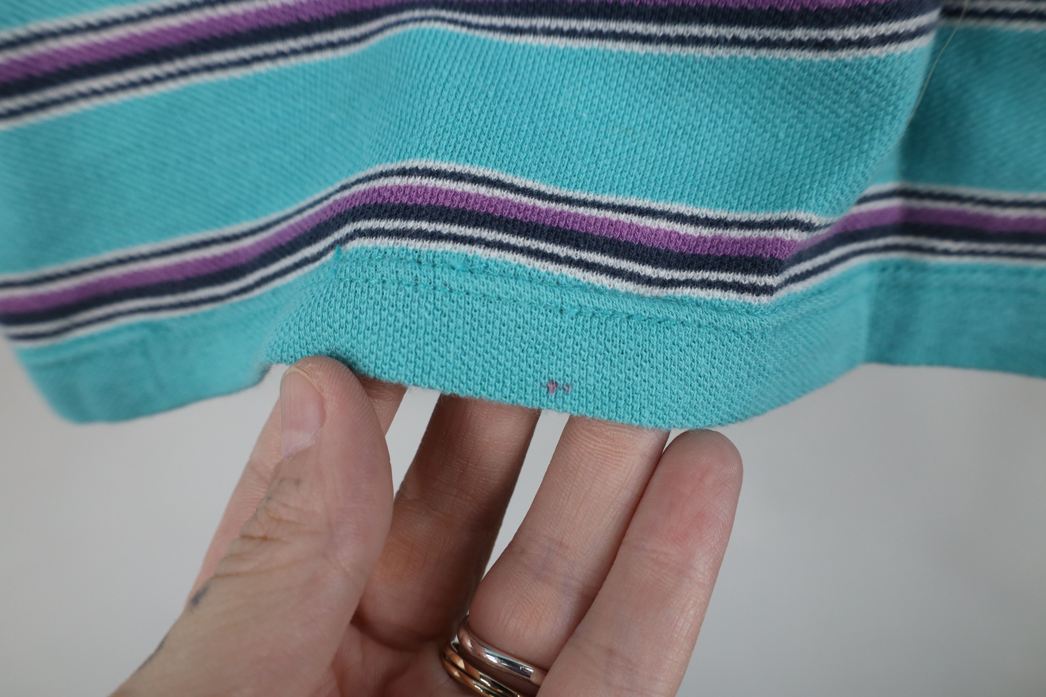Aeropostale Vintage 90s Y2K Aeropostale Striped Collared Polo Shirt Size M / US 6-8 / IT 42-44 - 4 Thumbnail