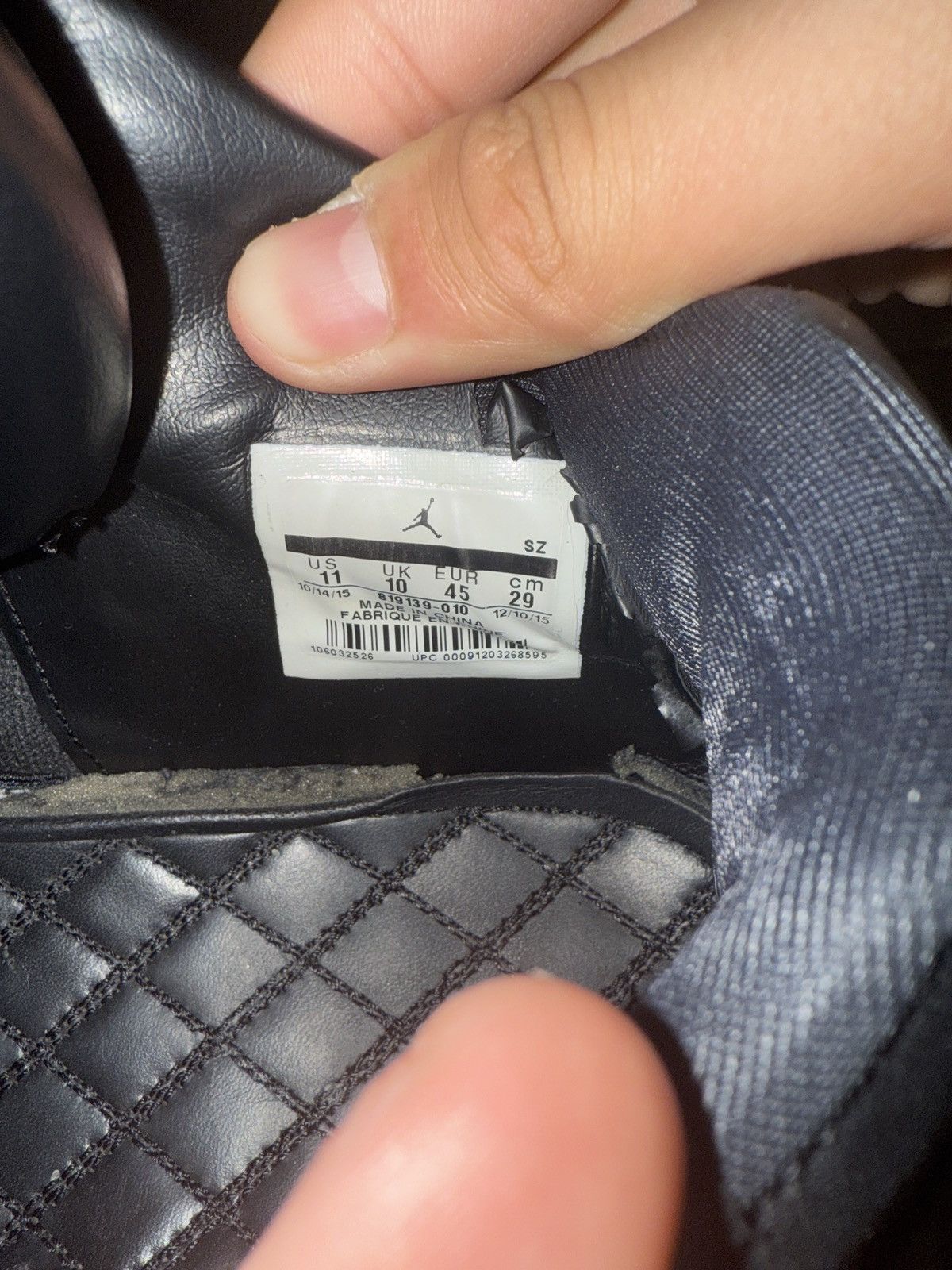 Jordan Brand Jordan 4 black pony hair Size US 11 / EU 44 - 3 Thumbnail