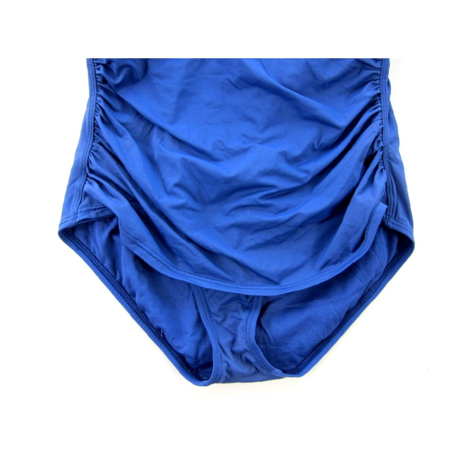 Tommy Bahama VINTAGE Tommy Bahama Blue Ruched Slimming One Piece Swimsuit Women 6 Size ONE SIZE - 4 Thumbnail