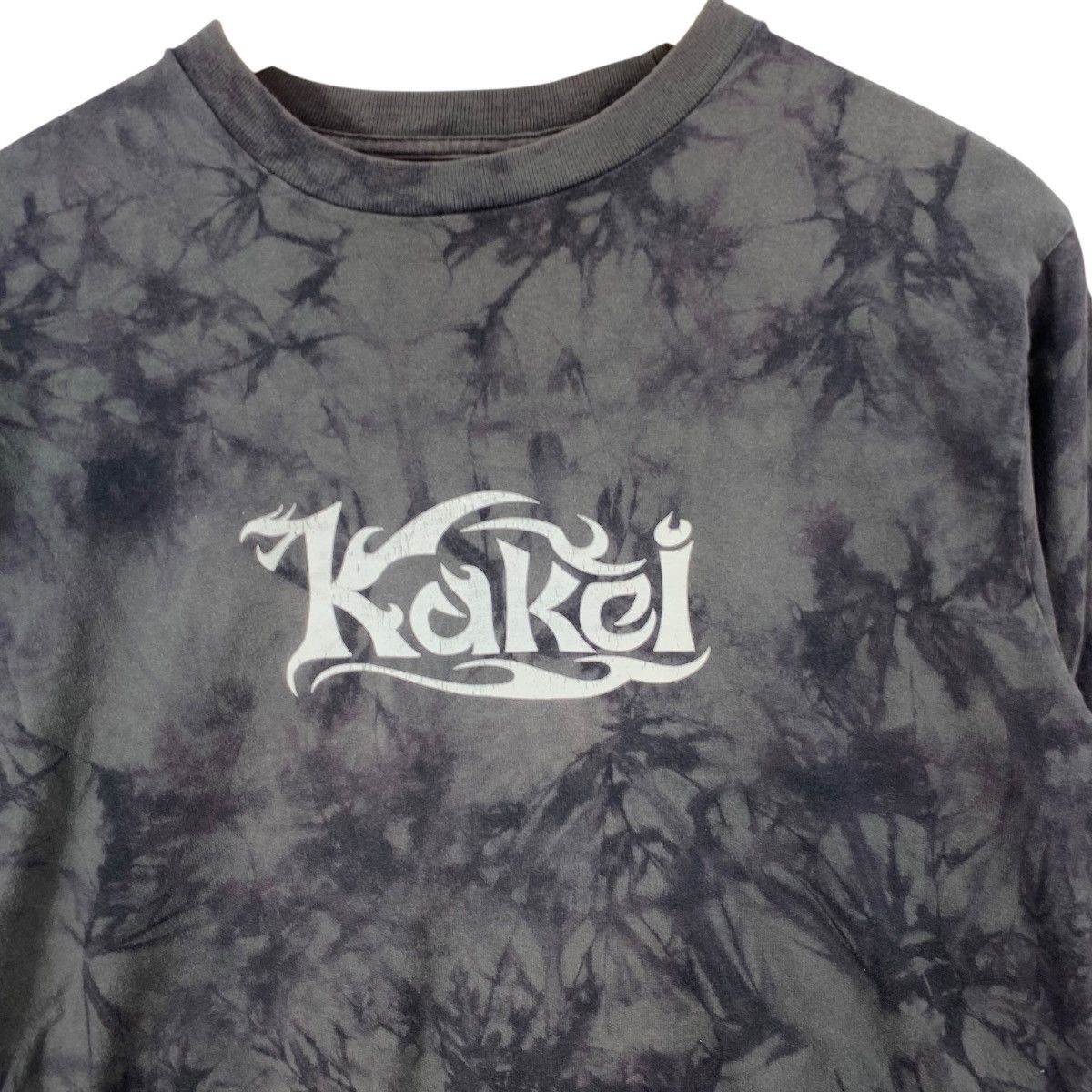 Other KAKEI JAPAN DRAGON Tribal Tie Dye Flame Tee Shirt Top Japan Size US L / EU 52-54 / 3 - 6 Thumbnail
