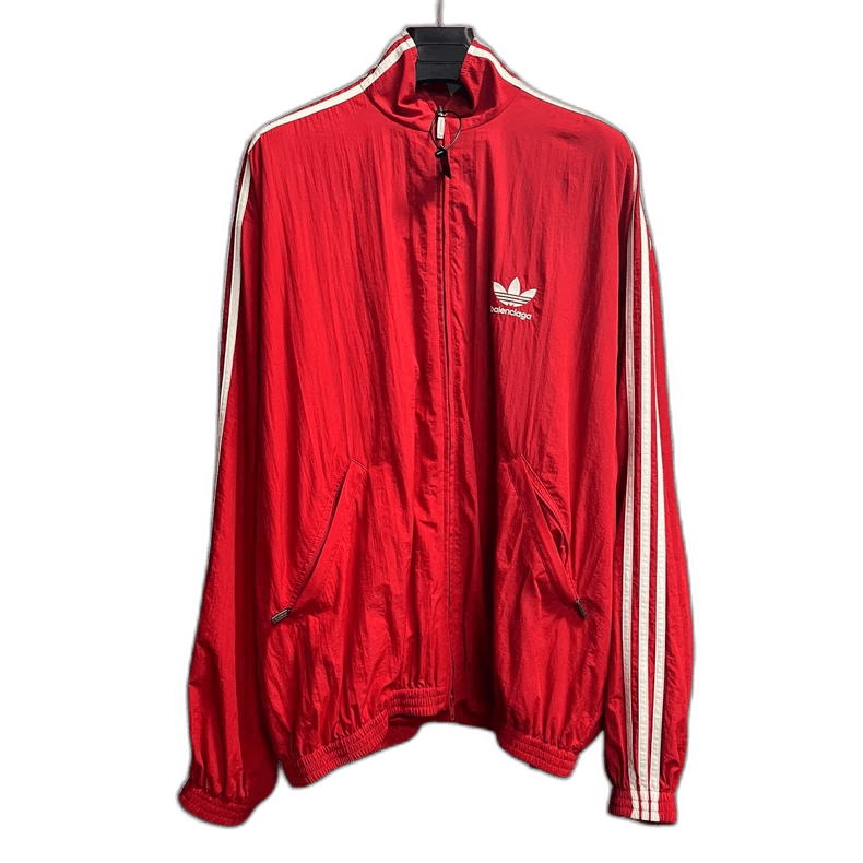 Balenciaga Balenciaga Adidas Red Logo Windbreaker Jacket Size US M / EU 48-50 / 2 - 1 Thumbnail