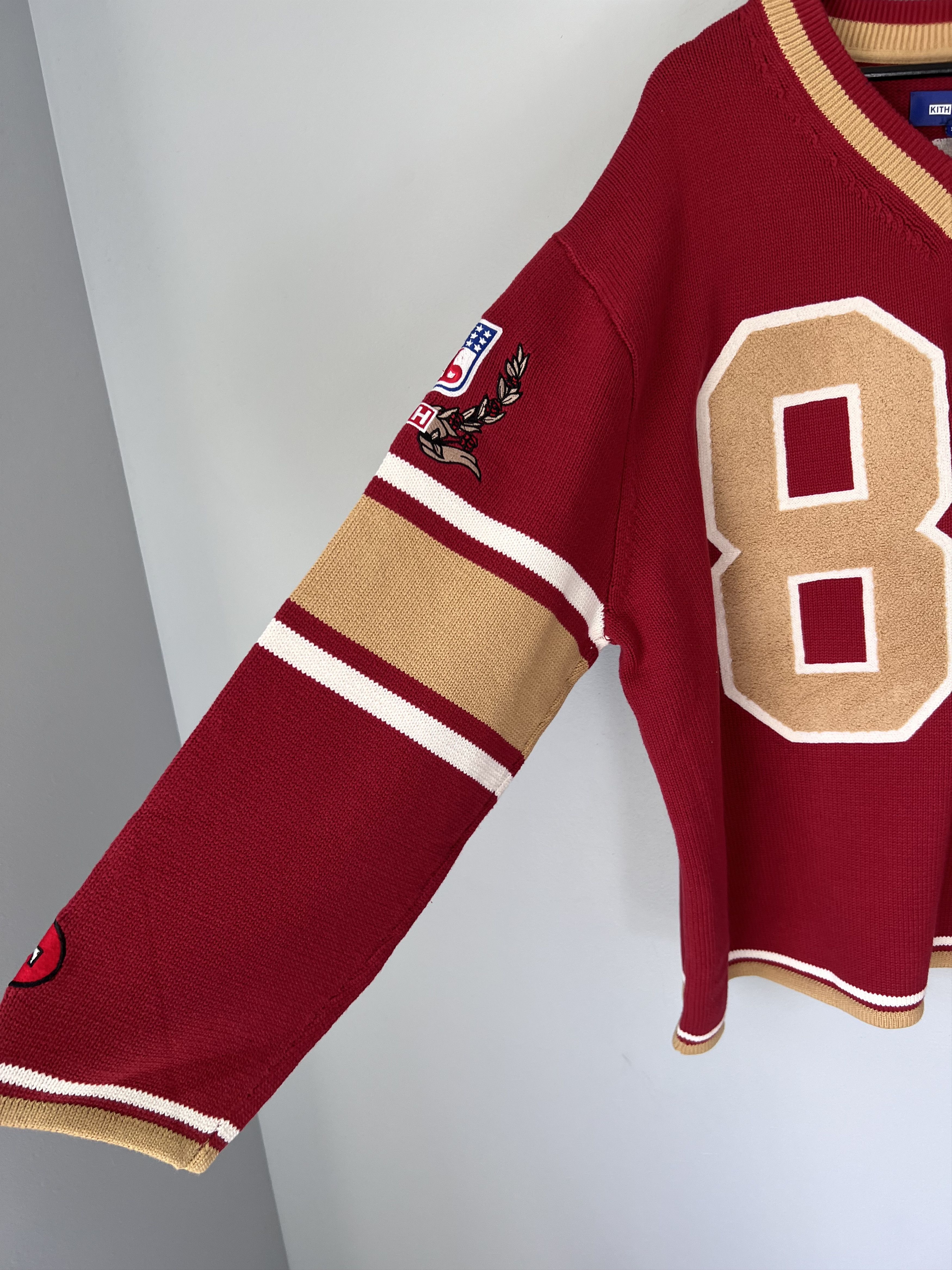 Kith × NFL Kith NFL San Francisco 49ers Jerry Rice Beau Knit Sweater Size US XL / EU 56 / 4 - 5 Thumbnail