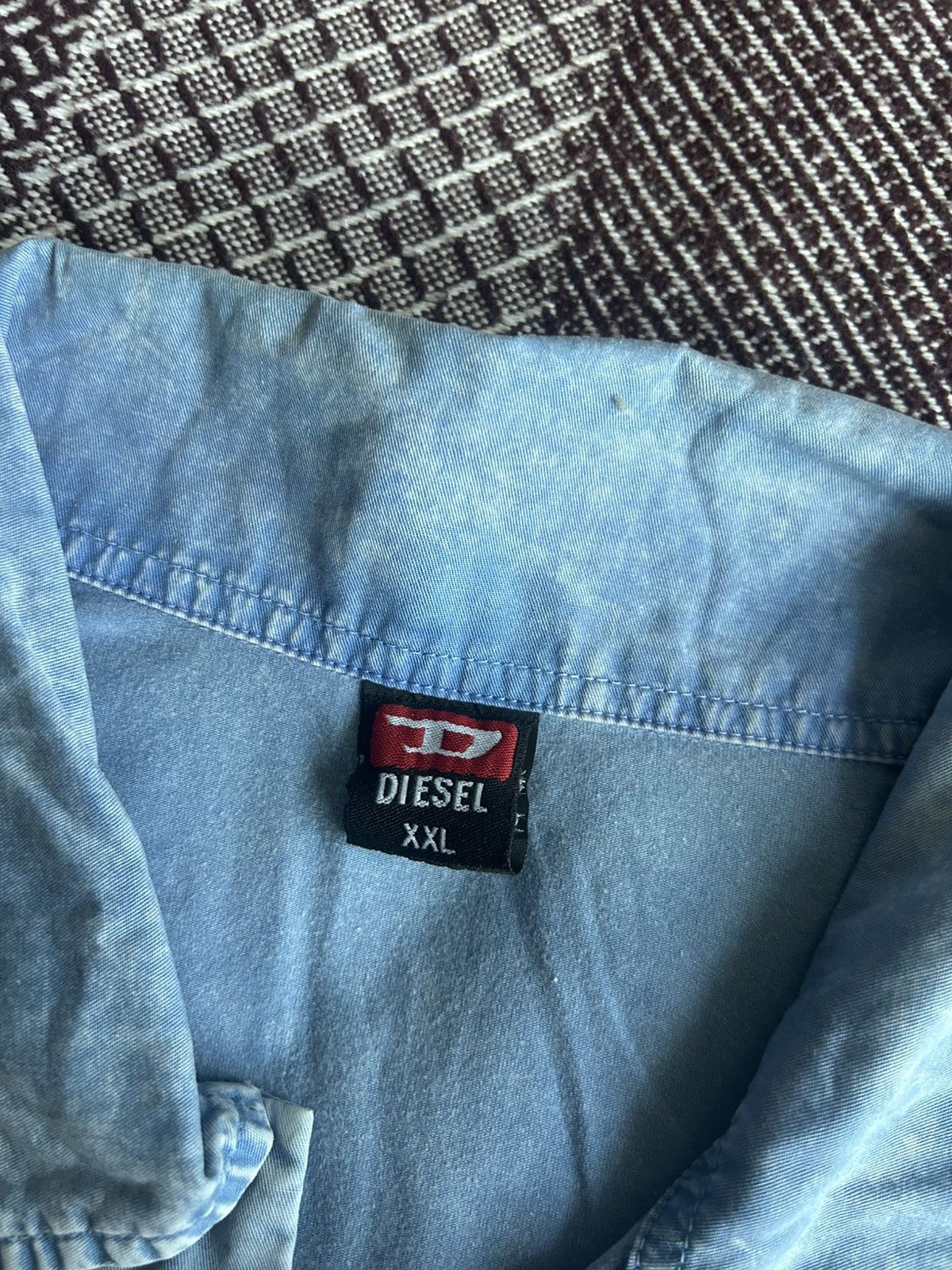 Diesel Vintage Diesel Big Graphic Print Polo T-shirt Faded Size XXL Size US XXL / EU 58 / 5 - 5 Thumbnail