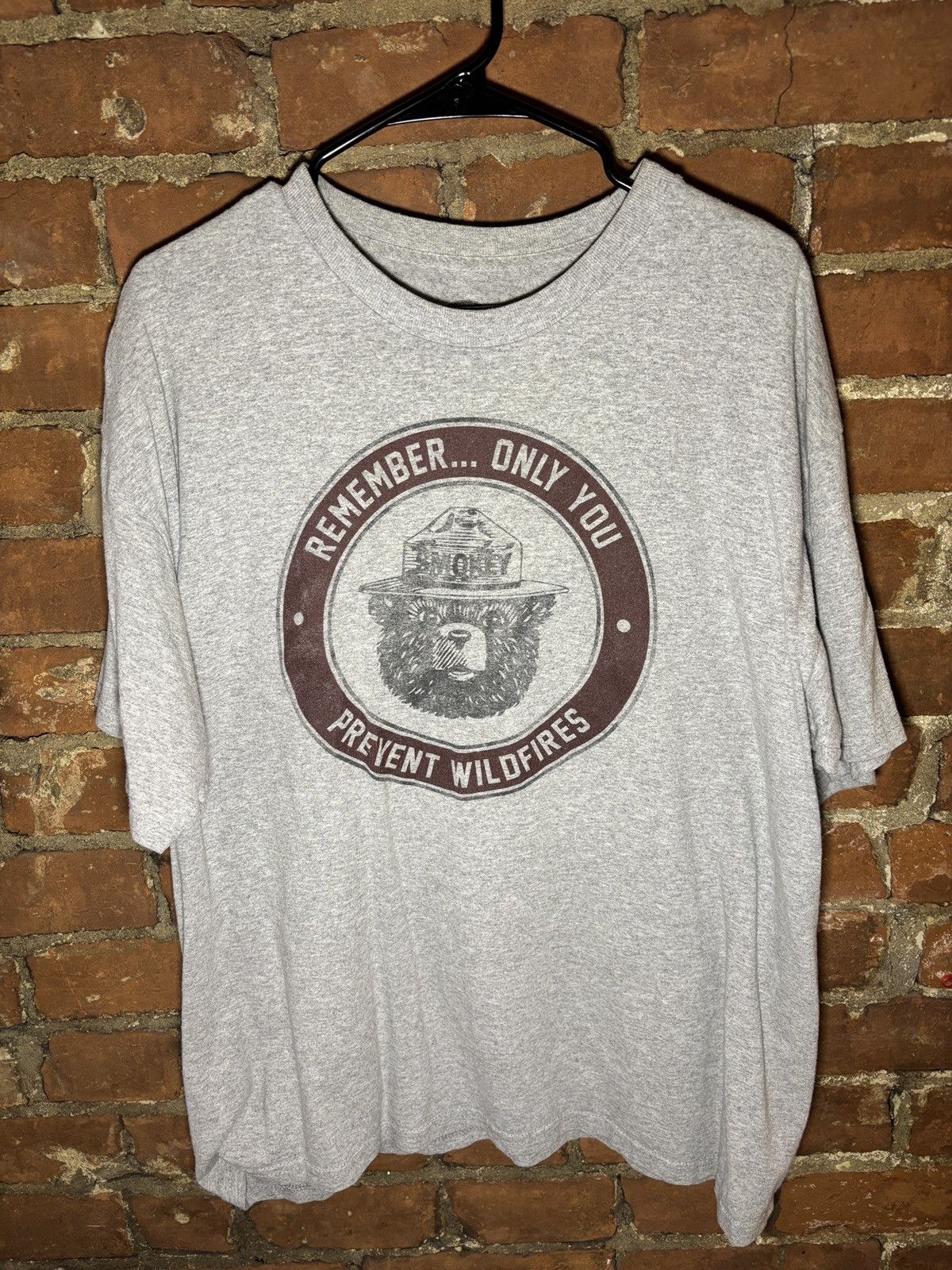 Vintage Smoky the Bear Vintage T-Shirt Size US XL / EU 56 / 4 - 1 Thumbnail