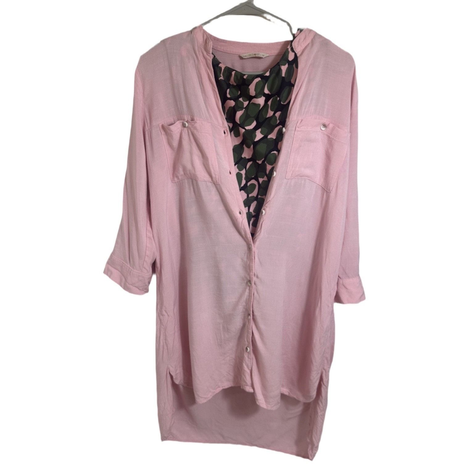 C&A Button down shirt dress Pink Size Medium Size M / US 6-8 / IT 42-44 - 3 Thumbnail