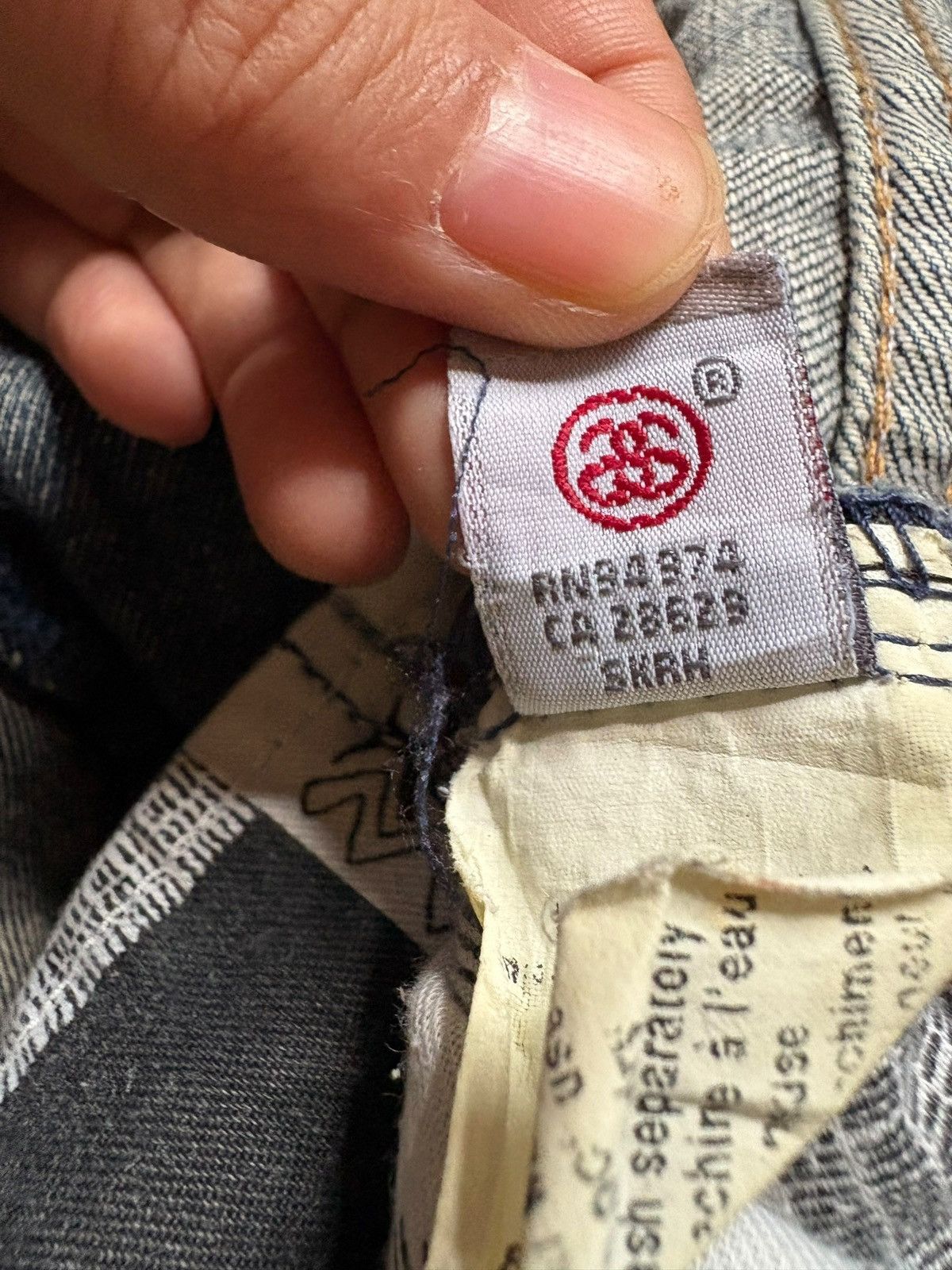 Stussy Vintage Stüssy Mud Wash Distressed Loose Baggy Jeans Size US 33 - 14 Thumbnail