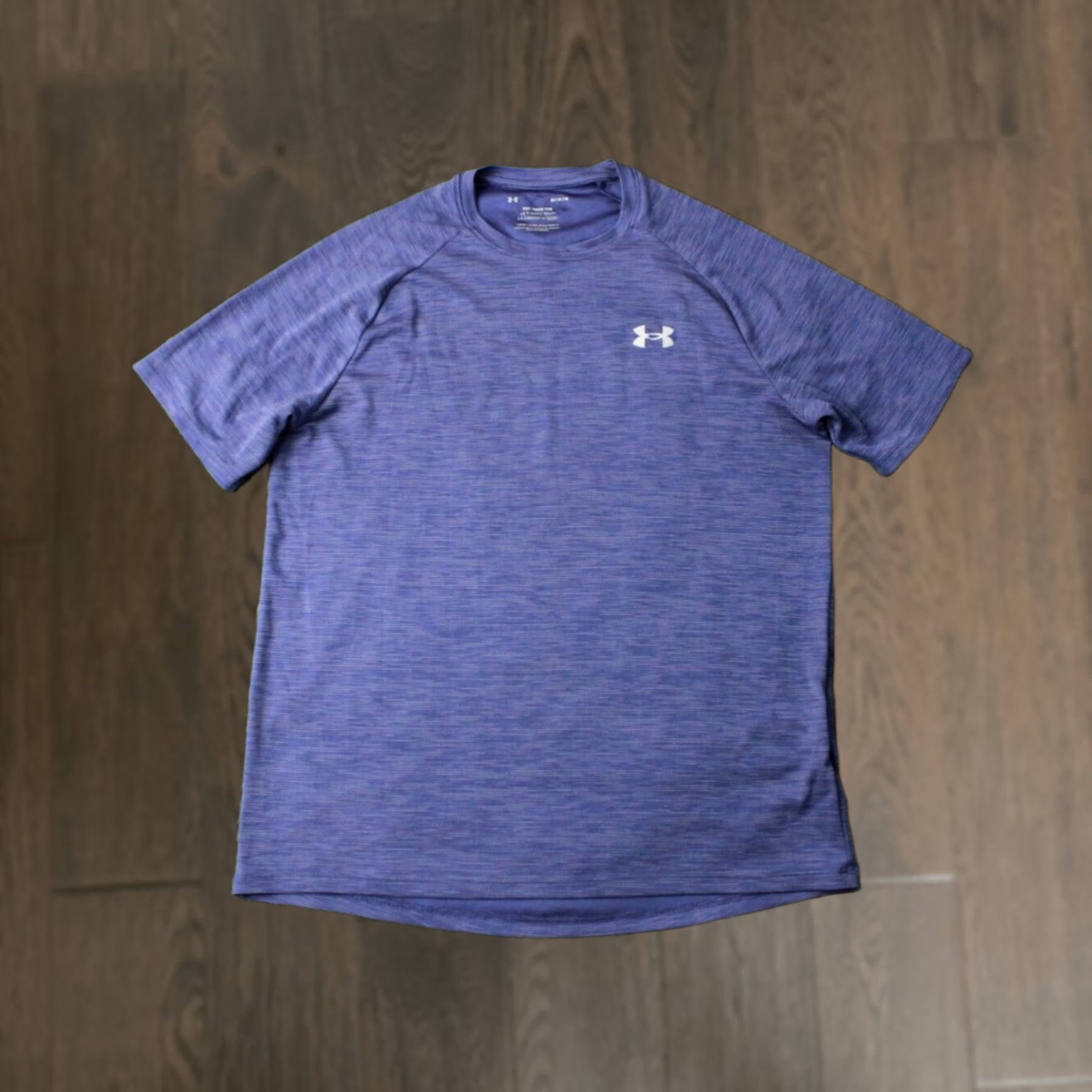 Under Armour UNDER ARMOUR TECH TEE MEN SHIRT M PURPLE 2024 The Tech Tee CrossFit Jersey 100% Polyester Short Sleeve Crew Neck Regular Fit Size US M / EU 48-50 / 2 - 1 Thumbnail