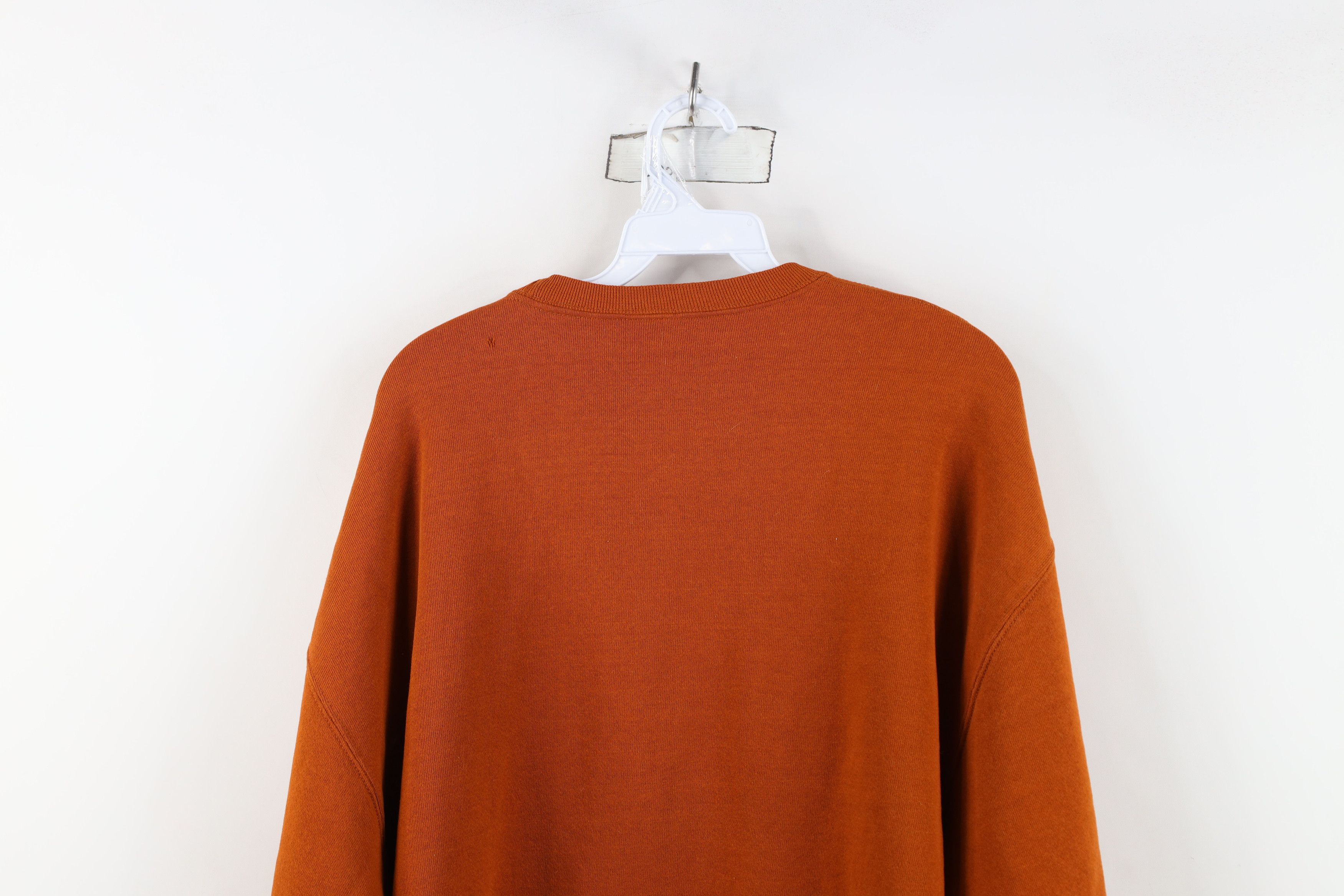 Vintage Vintage 90s Russell Athletic Crewneck Sweatshirt Orange Size US XL / EU 56 / 4 - 14 Thumbnail