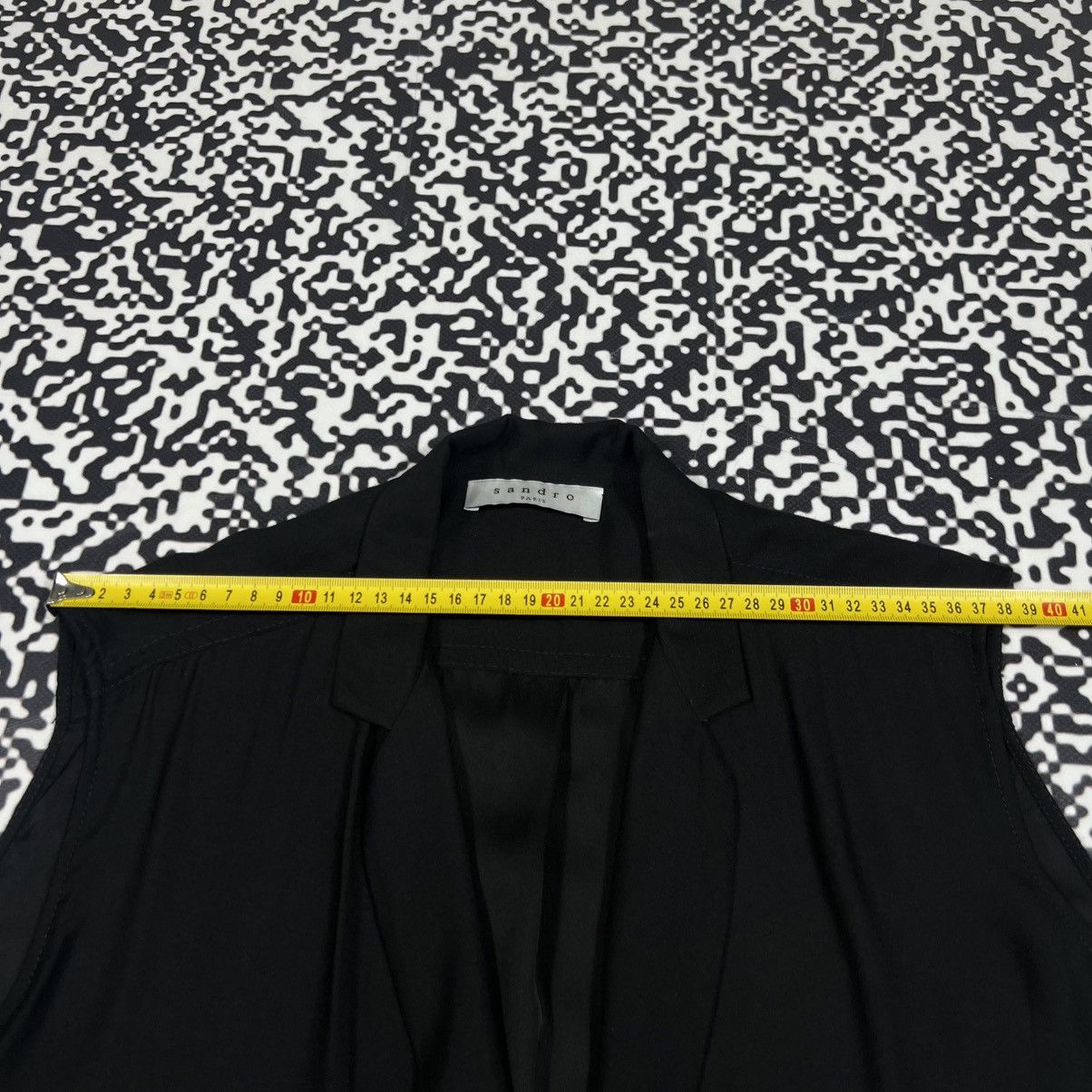 Sandro Sandro Viscose Blouses Vest Luxury Retro Casual Style Size M / US 6-8 / IT 42-44 - 13 Thumbnail
