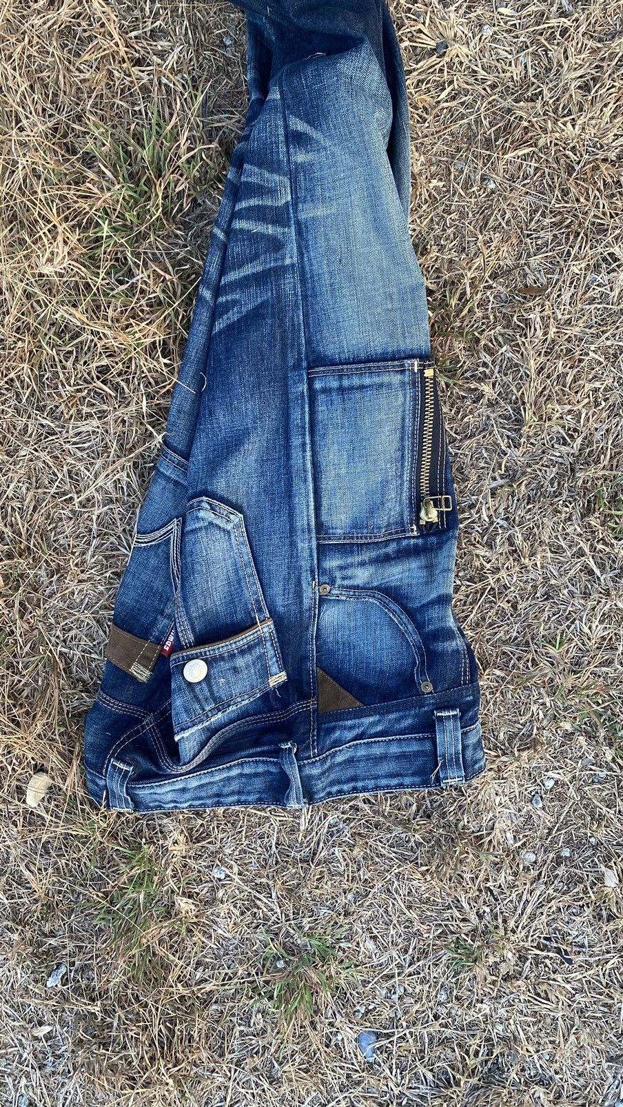 Edwin Edwin Blue Trip Jeans Front Pocket Nice Design Size US 29 - 20 Thumbnail
