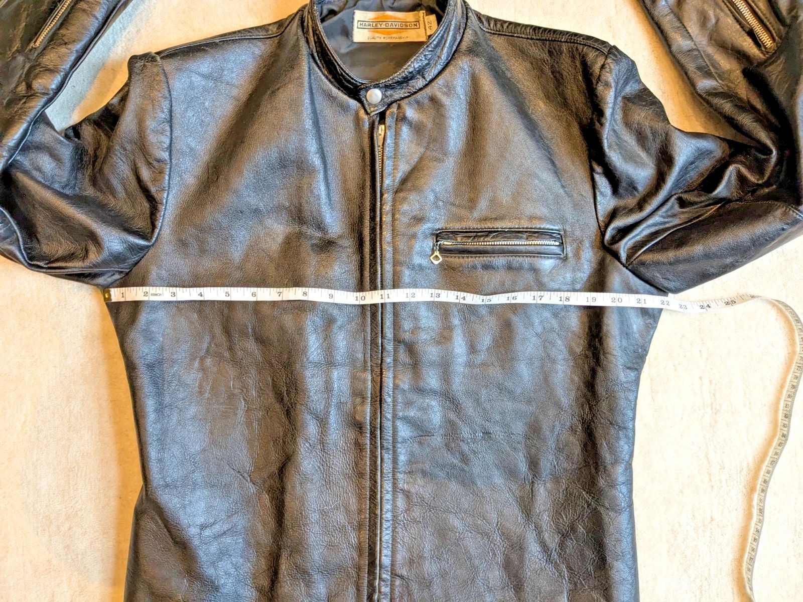 Harley Davidson 60s Harley Davidson Sportster Cafe Racer Leather Jacket 42 Size US M / EU 48-50 / 2 - 13 Thumbnail