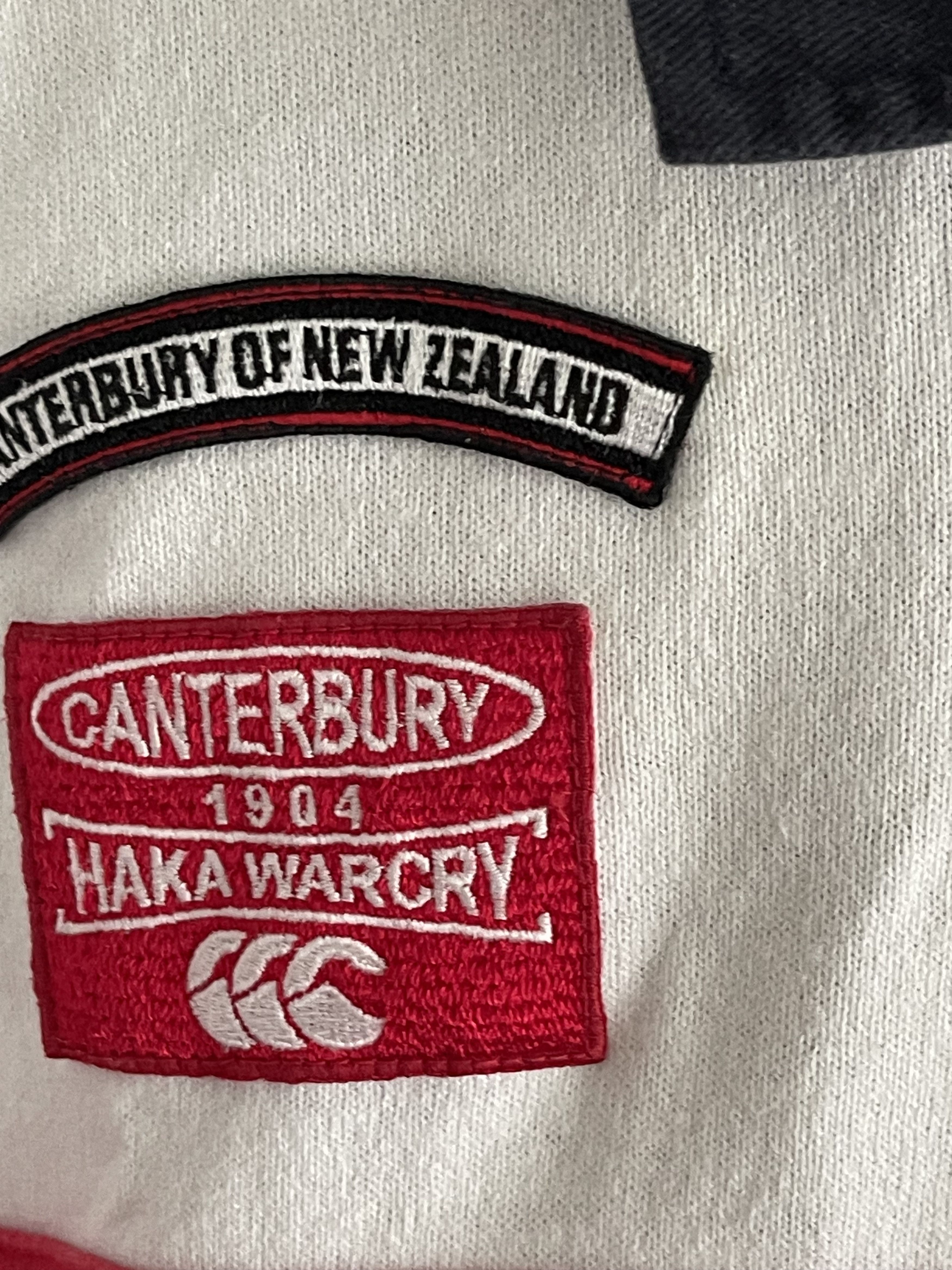 Canterbury of New Zealand × Vintage Vintage Canterbury Haka War Cry Rugby Shirt Size US XL / EU 56 / 4 - 6 Thumbnail