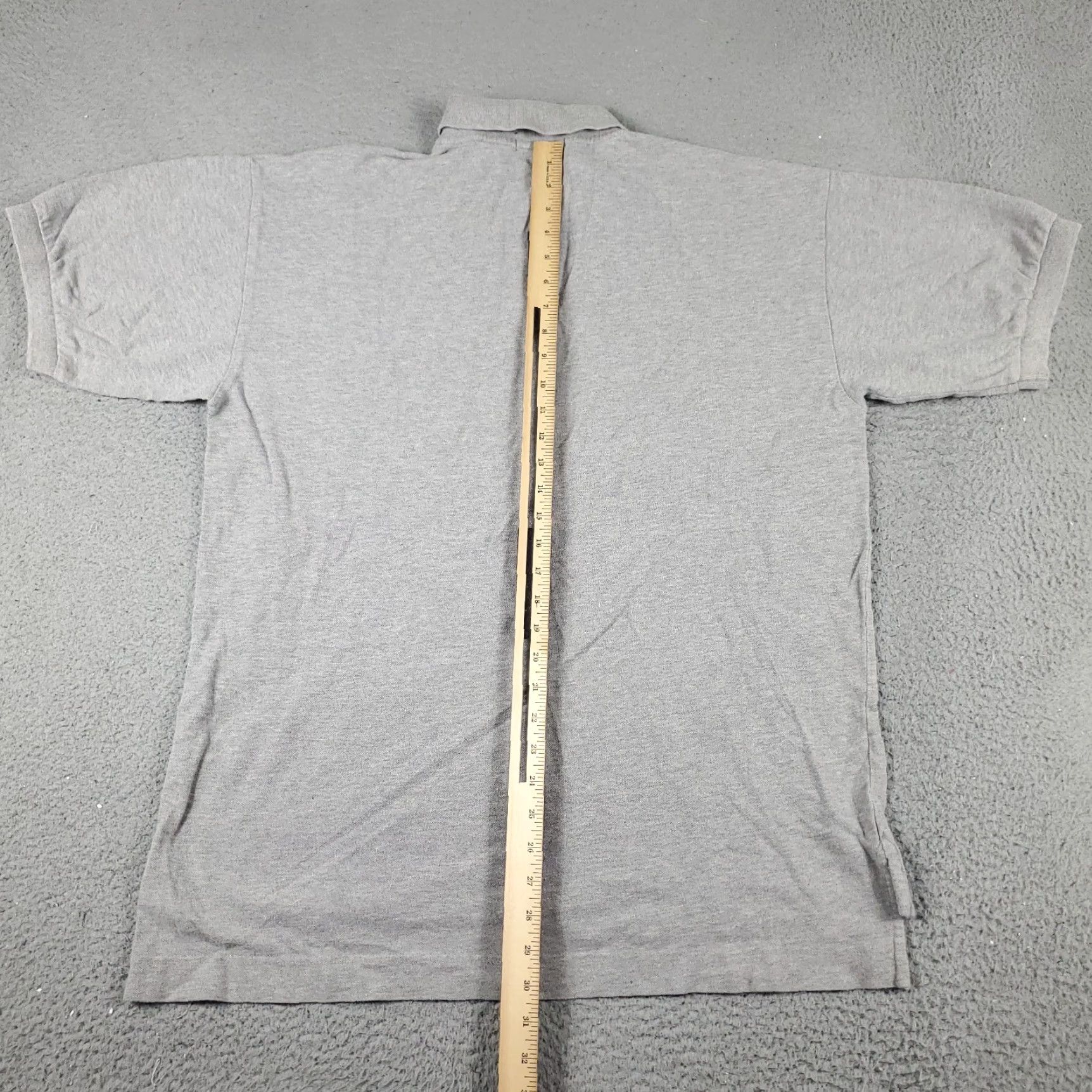 Nautica Nautica Polo Shirt Mens XL Gray Solid Short Sleeve Button Collared Classic Casual Polo XL Gray Mens Size US XL / EU 56 / 4 - 3 Thumbnail