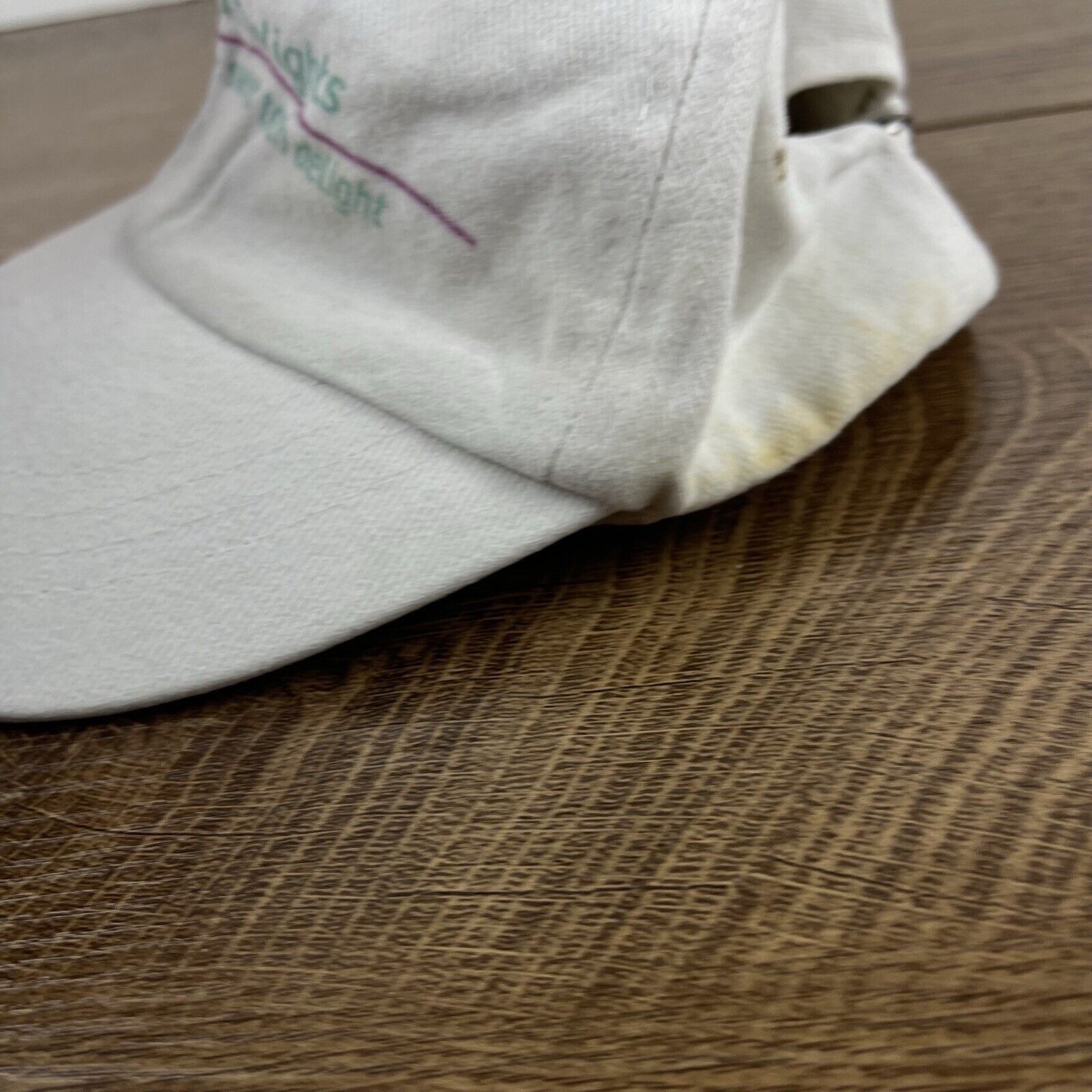 Other Dakota's Delights Hat White Cap Hat Adjustable Hat White Adu Size ONE SIZE - 8 Thumbnail