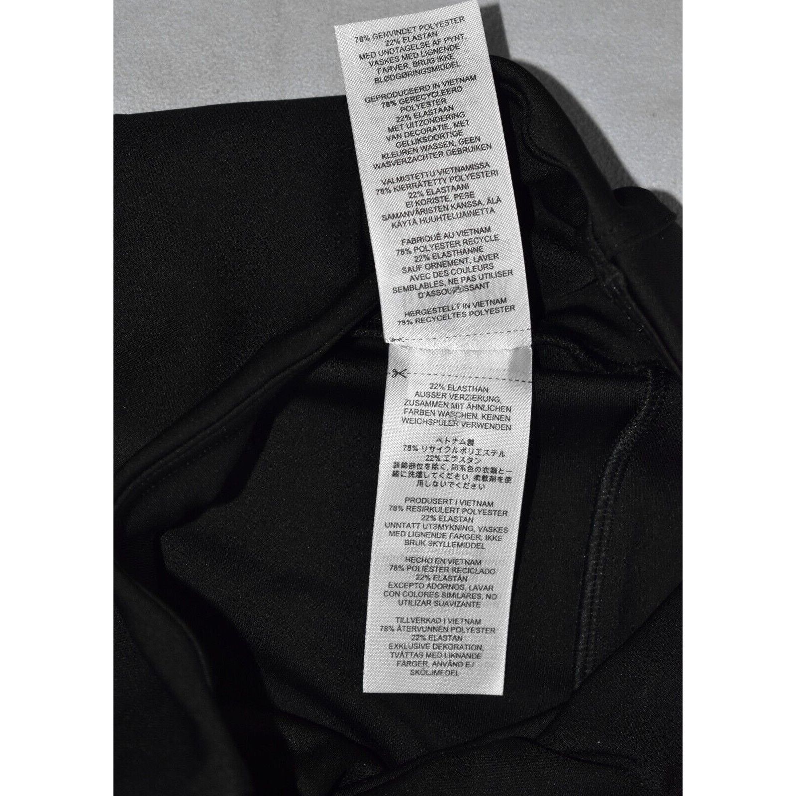 Gymshark NEW GYMSHARK Black Logo Print Front Yoga Legging Pants Sz S Size 24" / US 00 / IT 34 - 6 Thumbnail