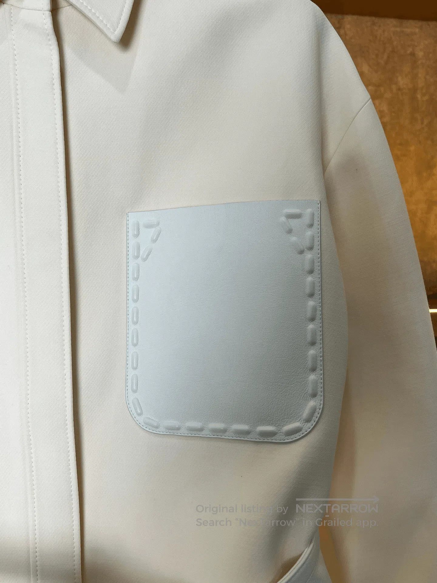 Fendi Fendi White Belted Pocket Jacket. Size M / US 6-8 / IT 42-44 - 3 Thumbnail