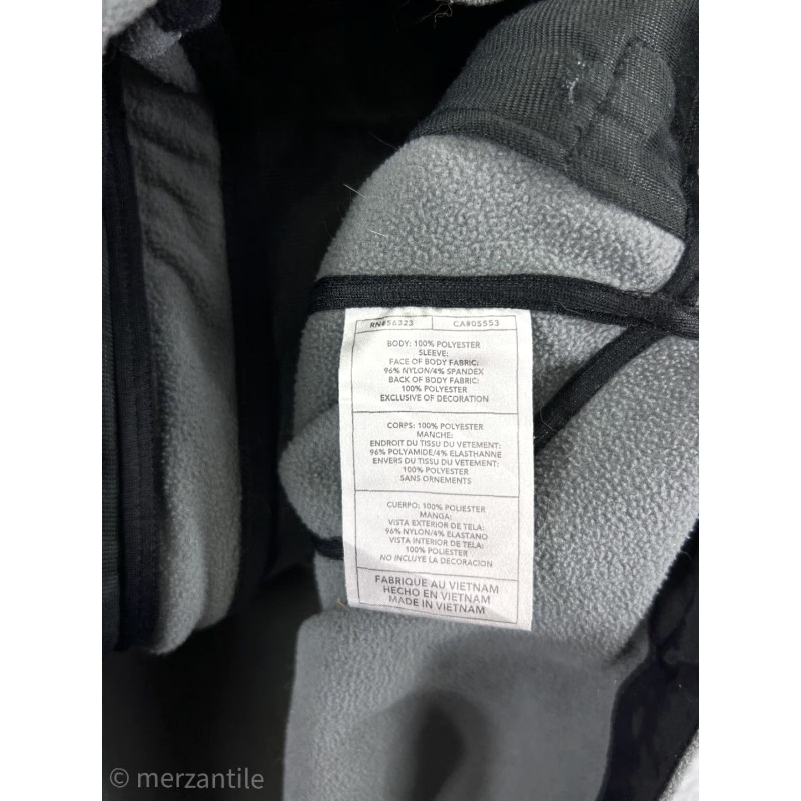 Nike Nike Jacket Mens XL Gray Black Full Zip Polyester Fleece Mock Neck Outdoor American Adventure Size US XL / EU 56 / 4 - 4 Thumbnail