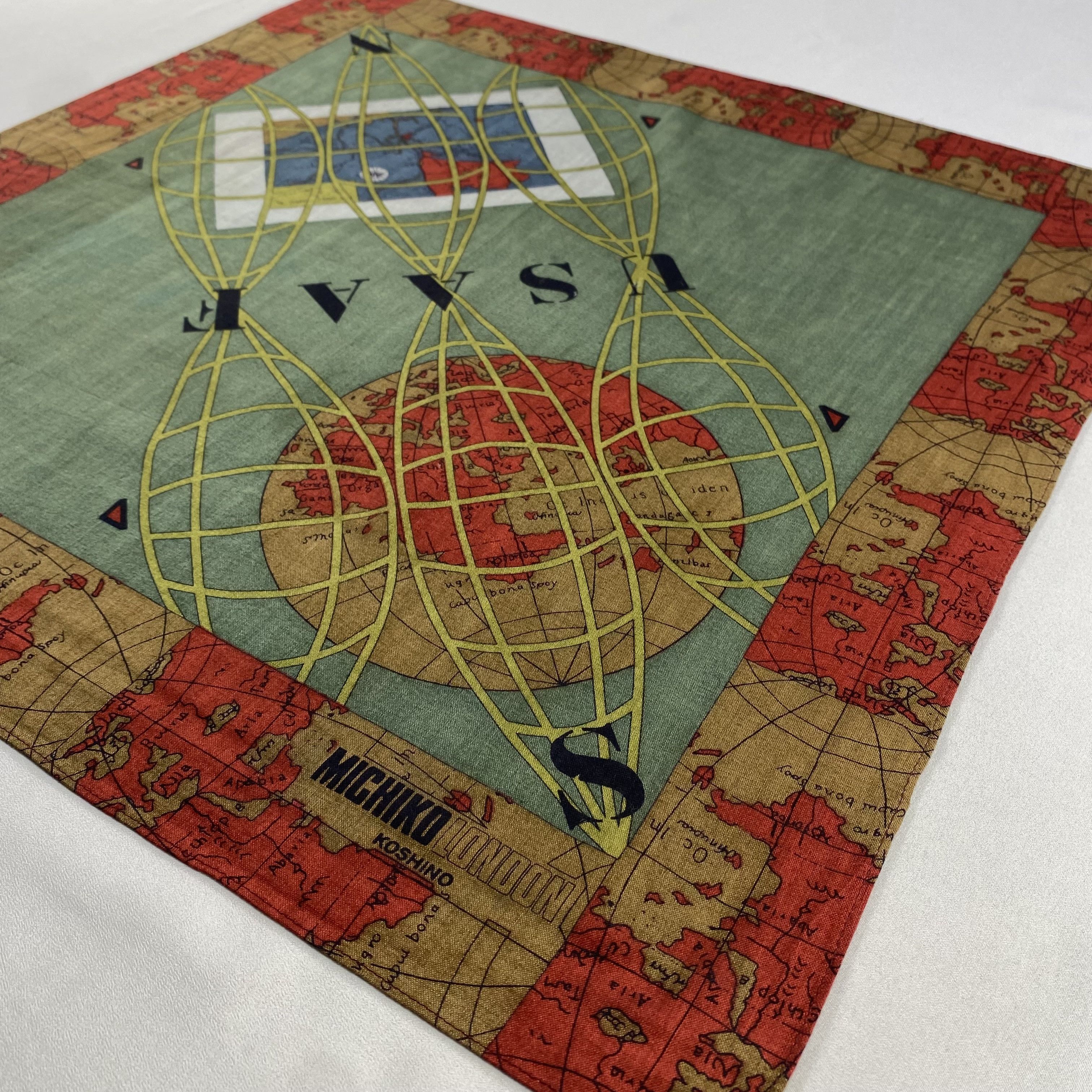 Michiko Koshino London × Vintage Michiko Koshino London Handkerchief / Neckerchief-P1011 Size ONE SIZE - 2 Thumbnail