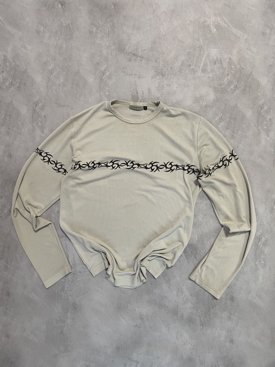 Japanese Brand 🩶 Vintage Long Sleeve Y2K Rave Style Gang t shirt Size US XL / EU 56 / 4 - 2 Thumbnail