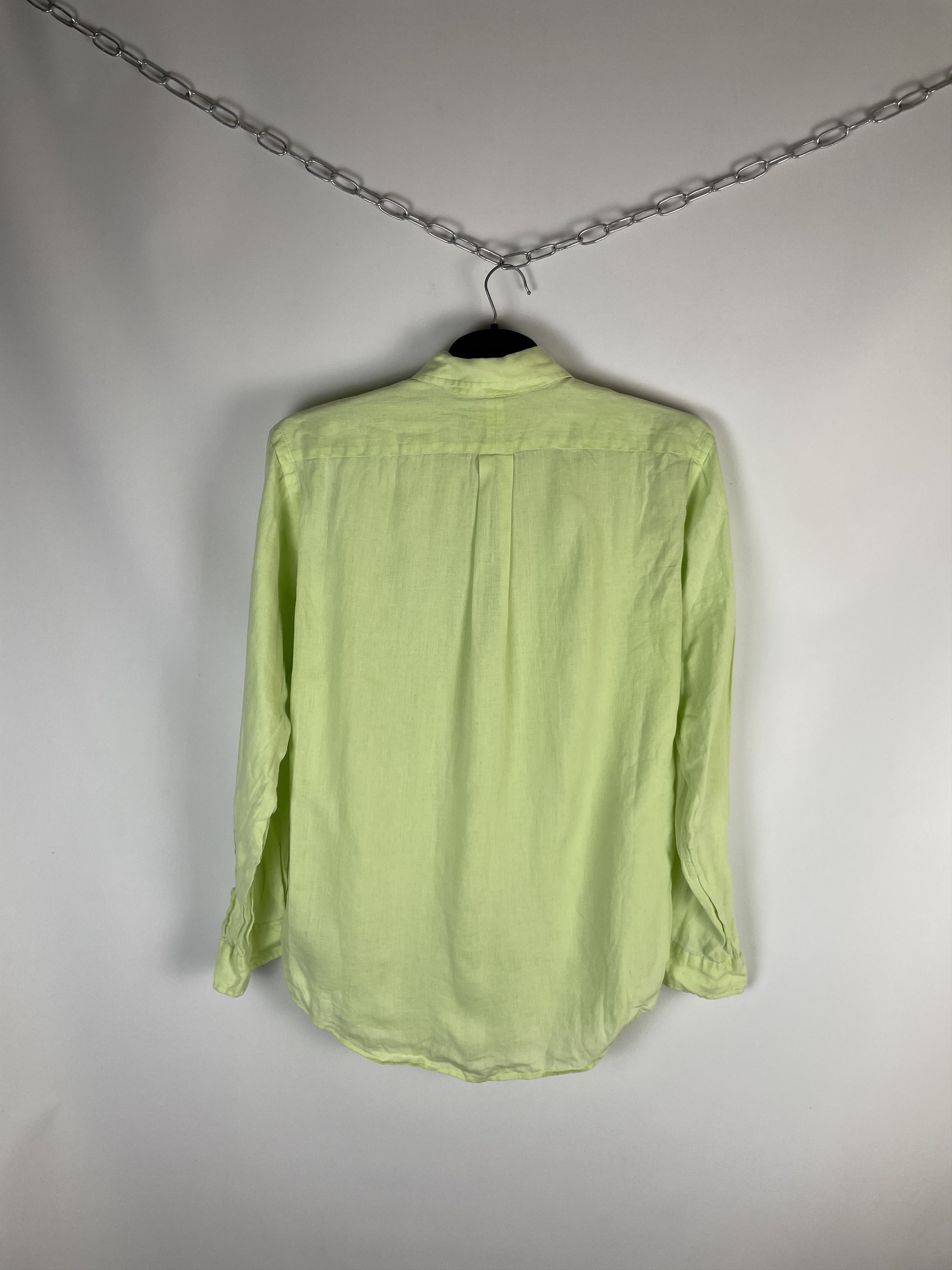 Polo Ralph Lauren × Vintage Polo Ralph Lauren Linen Vintage Mens Shirt Size US S / EU 44-46 / 1 - 9 Thumbnail