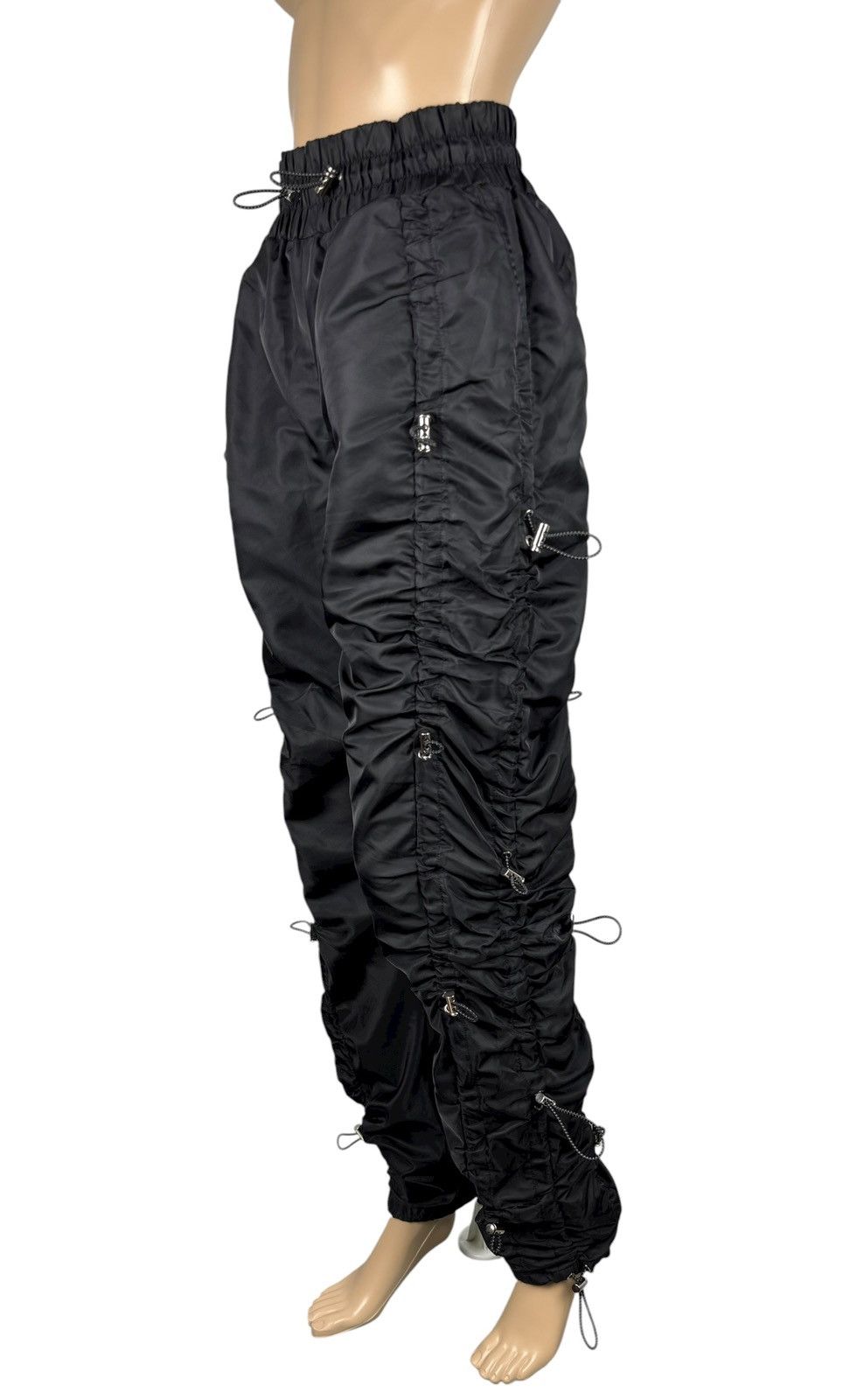 Maniere De Vior Maniere De Voir Bungee Ruched Pants Cargo Nylon size M Size 28" / US 6 / IT 42 - 4 Thumbnail