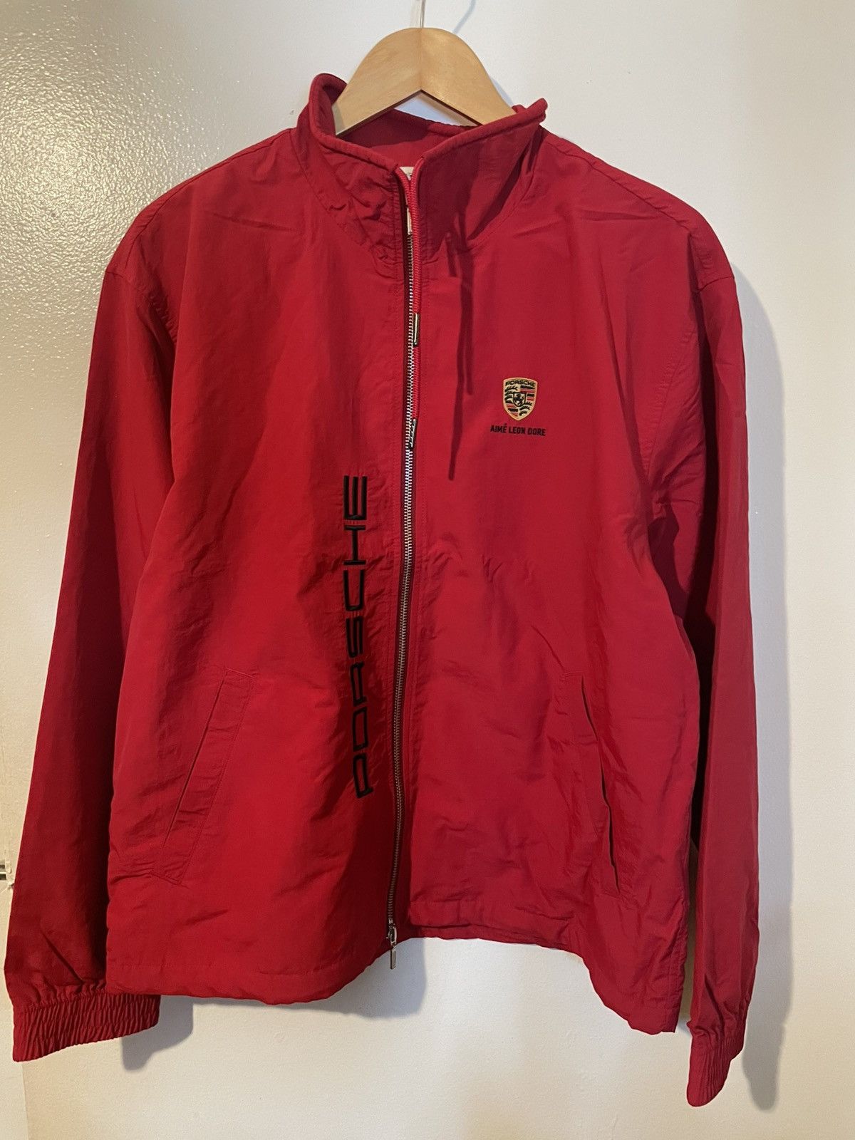 Aime Leon Dore × Porsche Design Aimé Leon Dore x Porsche Nylon Track Jacket Medium Size US M / EU 48-50 / 2 - 1 Thumbnail