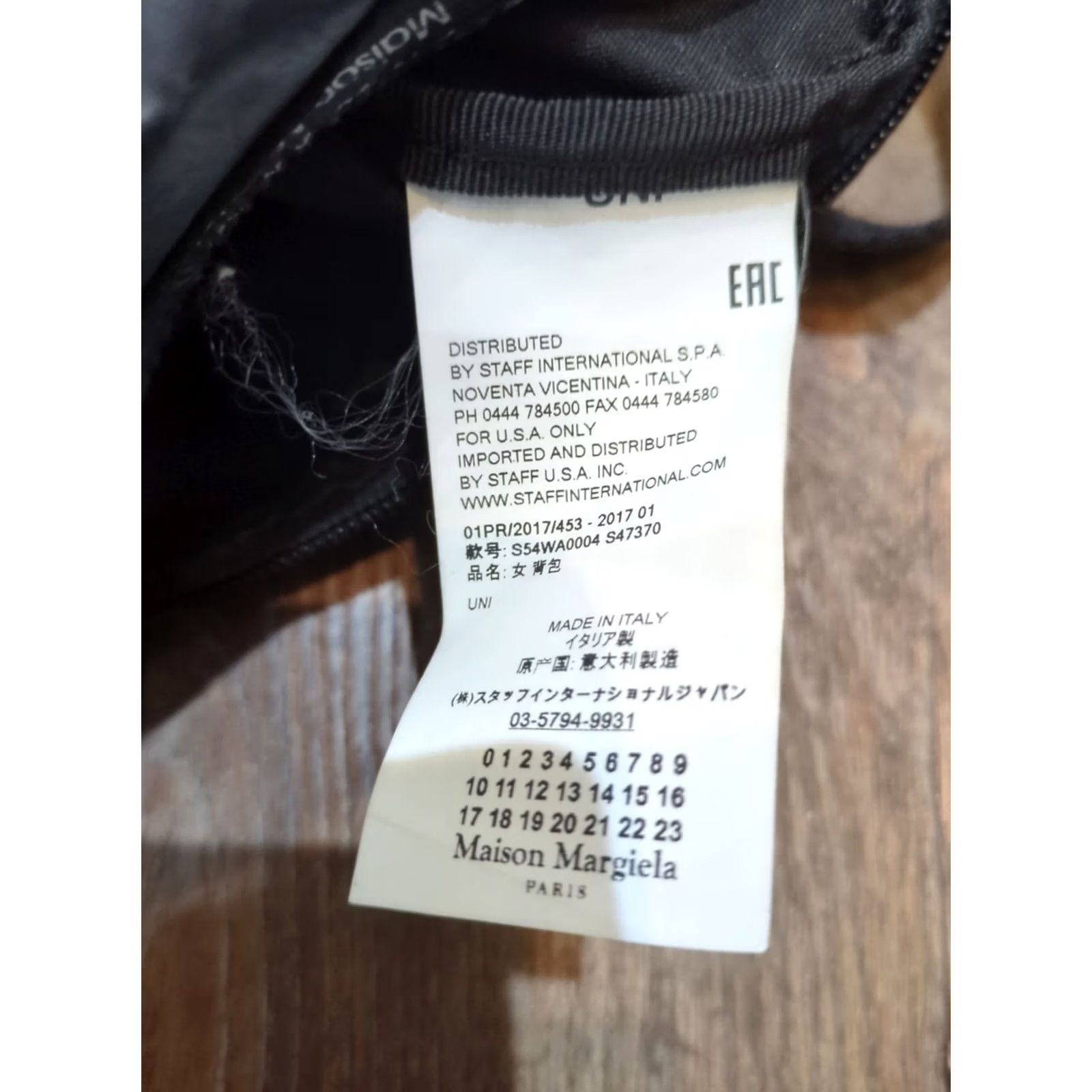 Vintage VINTAGE Mm6 Maison Margiela Rucksack Shoulder Women Bag Limited Edition (Medium) Black Logo Official Mm6 Maison Margiela Women Bag Mens? Size ONE SIZE - 3 Thumbnail