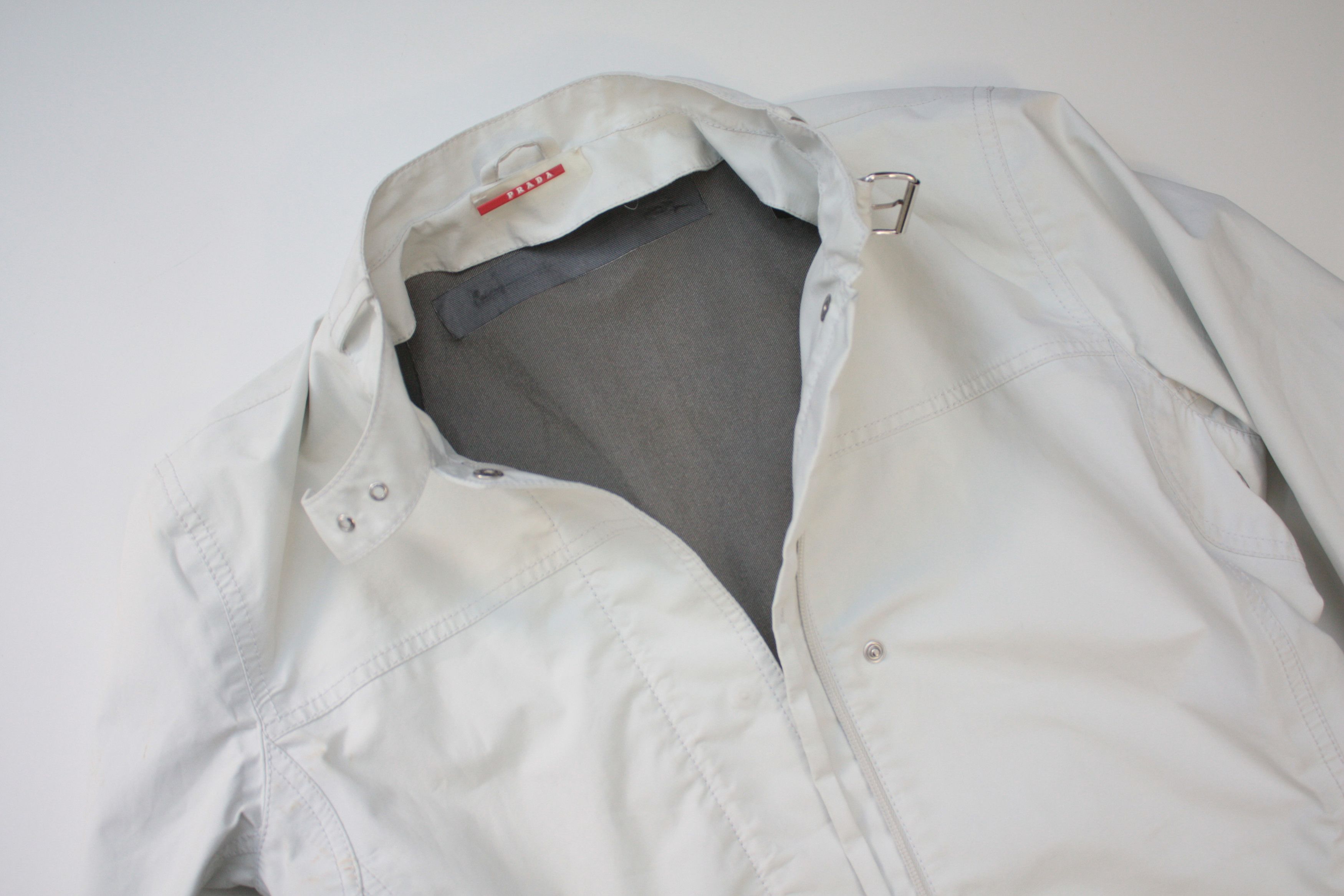 Prada Prada Gore-Tex Cream White Jacket Women's 44 Size M / US 6-8 / IT 42-44 - 8 Thumbnail