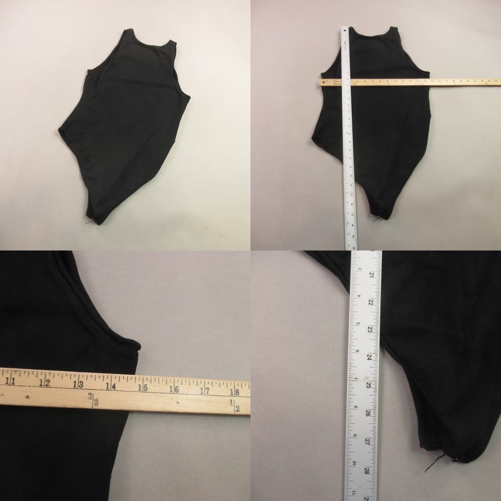 Free People Free People Leotard Womens M Black One Piece Once Crew Neck Lightweight Size 32" / US 10 / IT 46 - 8 Thumbnail