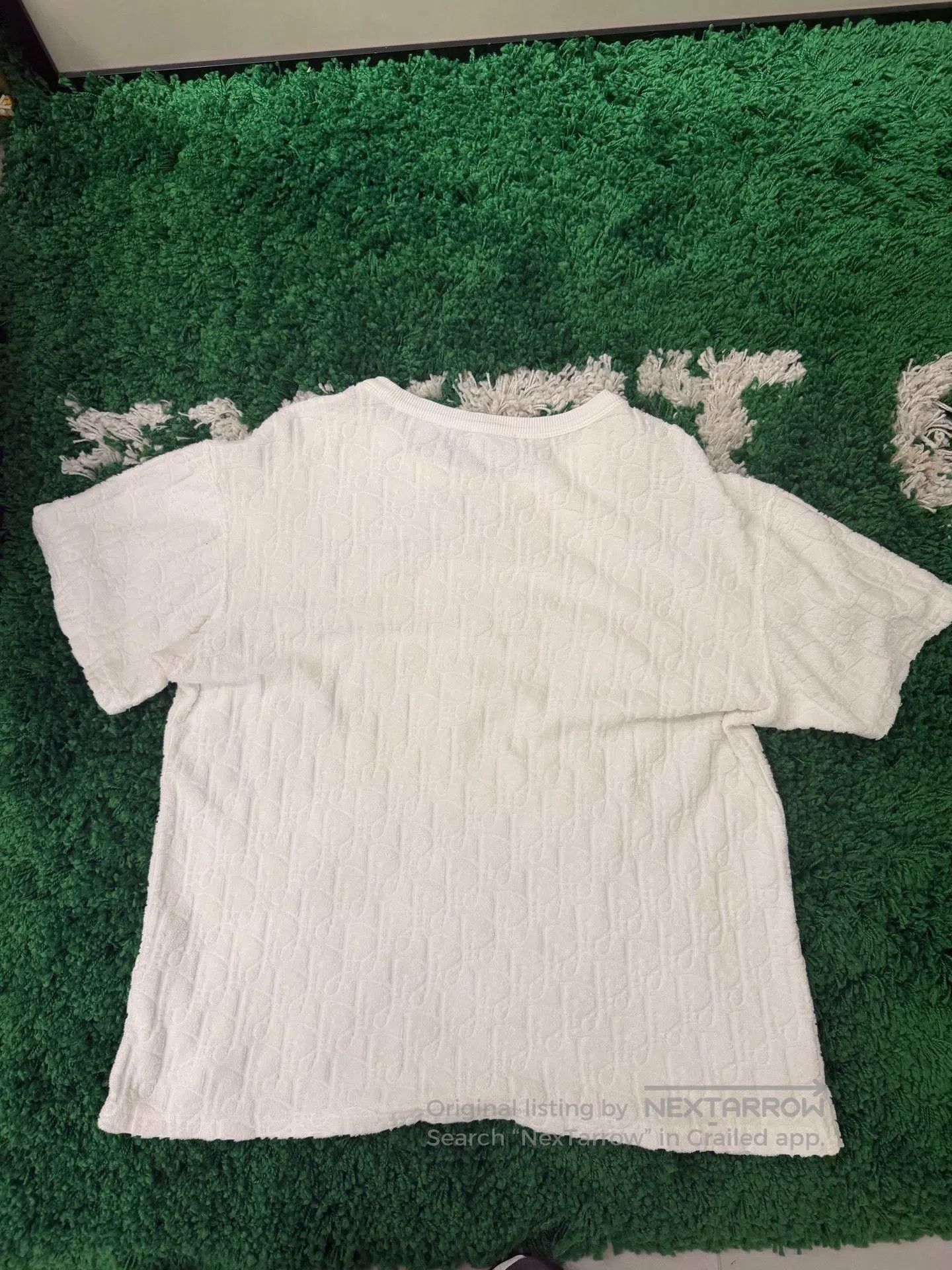 Dior DIOR Essentials Oblique Terry T-Shirt. Size US M / EU 48-50 / 2 - 7 Thumbnail