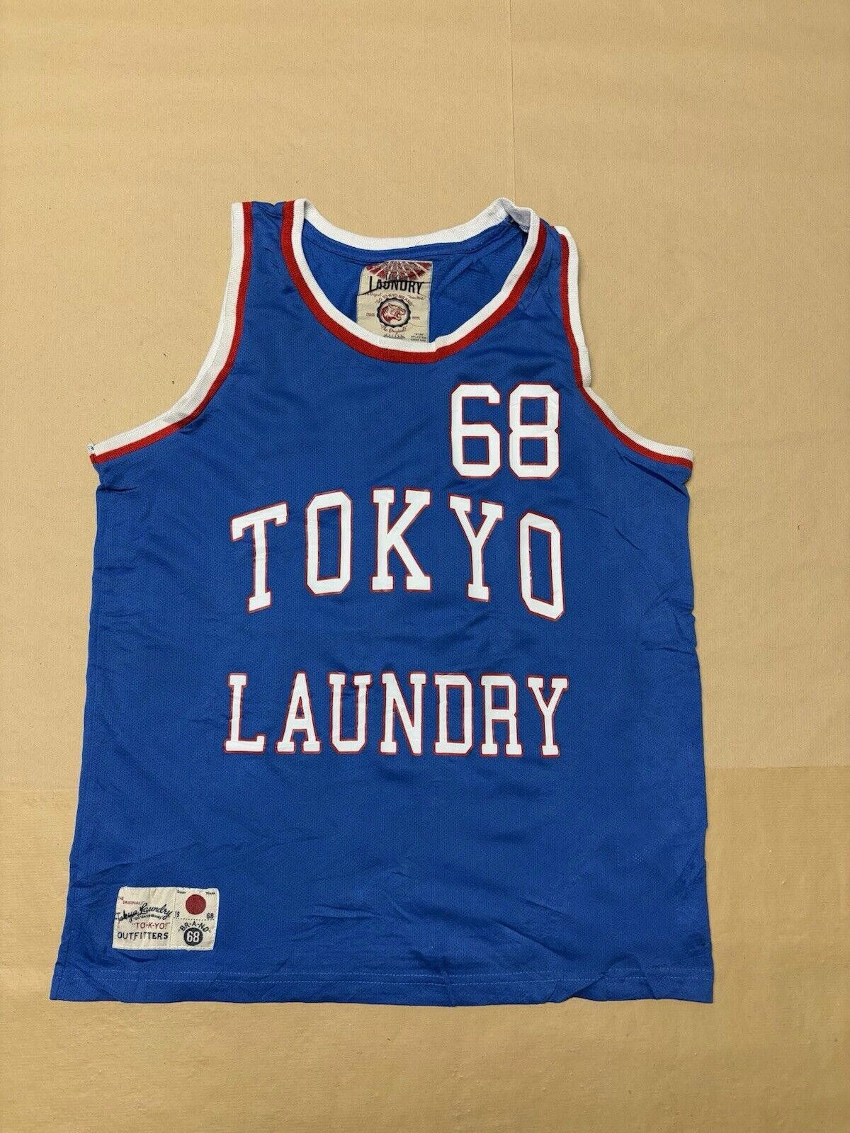 Designer TOKYO LAUNDRY TOKYO BULLS BLUE BASKETBALL VEST Large Size US L / EU 52-54 / 3 - 1 Thumbnail
