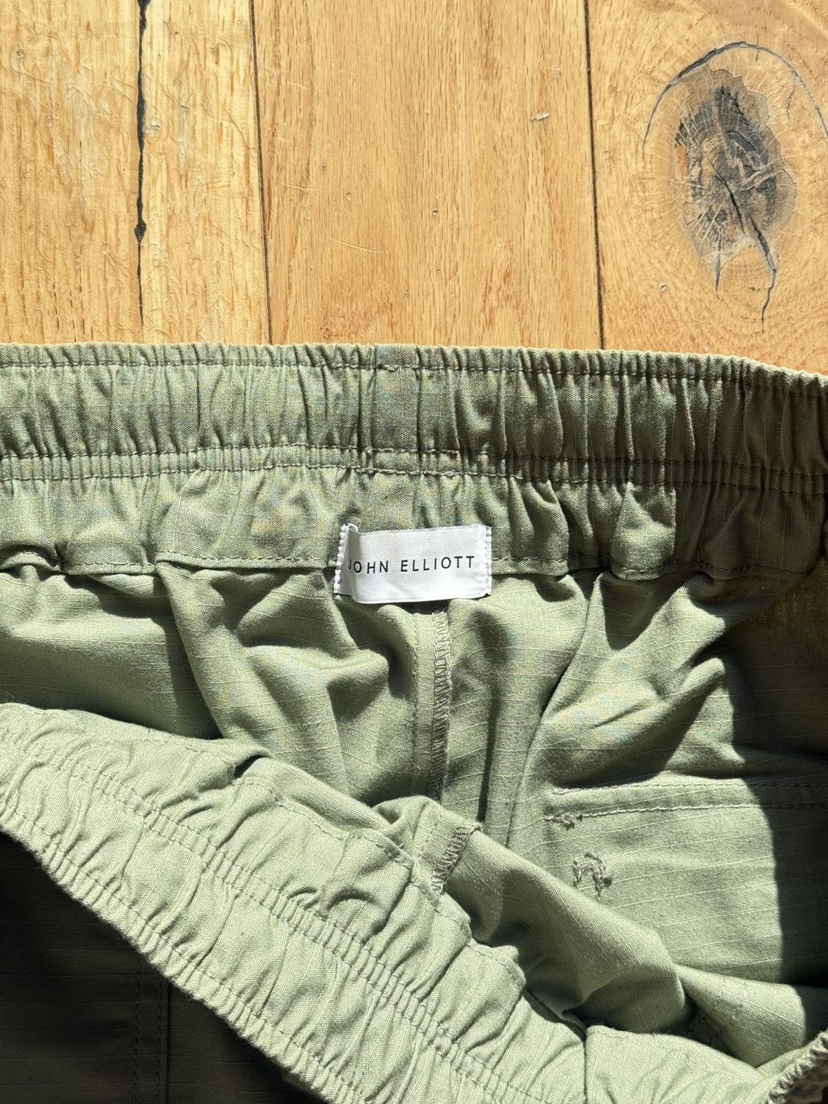 John Elliott John Elliot Cotton Blend Cargo Trousers Size US 36 / EU 52 - 3 Thumbnail