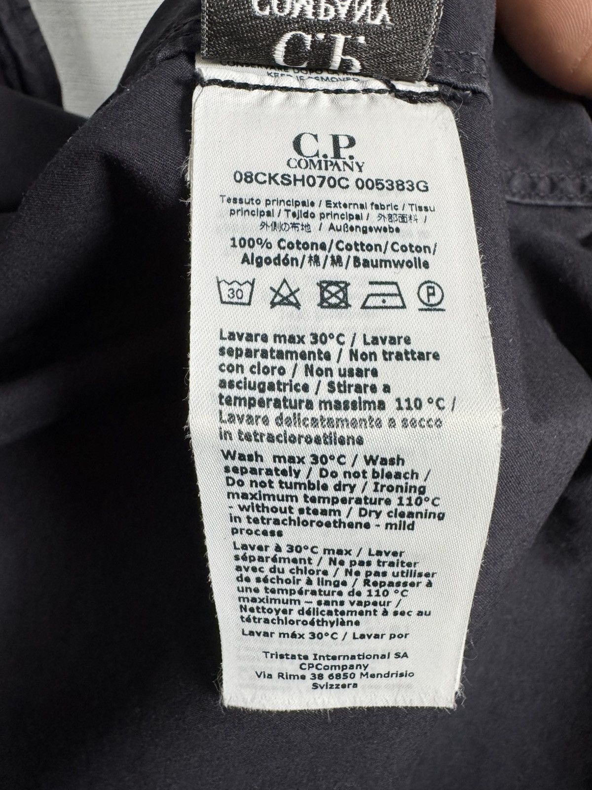 C.P. Company C.P. Company Black Lens Zip Overshirt 14Y Fits XS Size US XXS / EU 40 - 10 Thumbnail