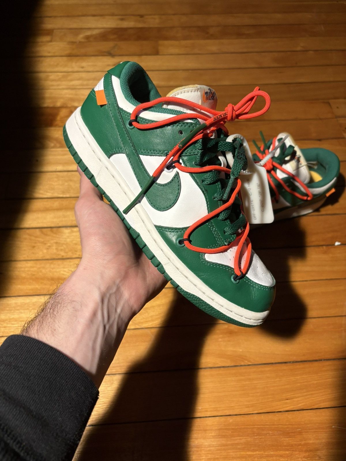 Nike × Off-White Off White Dunk Low “Pine Green” Size US 7 / EU 40 - 4 Thumbnail