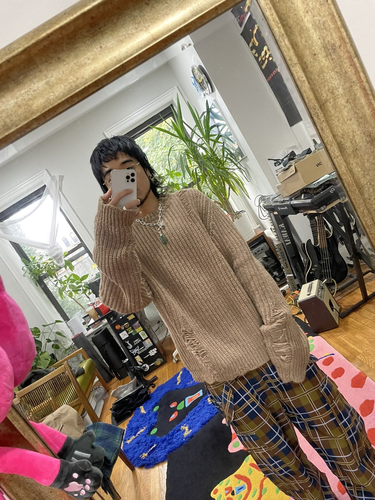 JW Anderson JW anderson oversized heavy knit brown wool/alpaca sweater Size US S / EU 44-46 / 1 - 11 Thumbnail