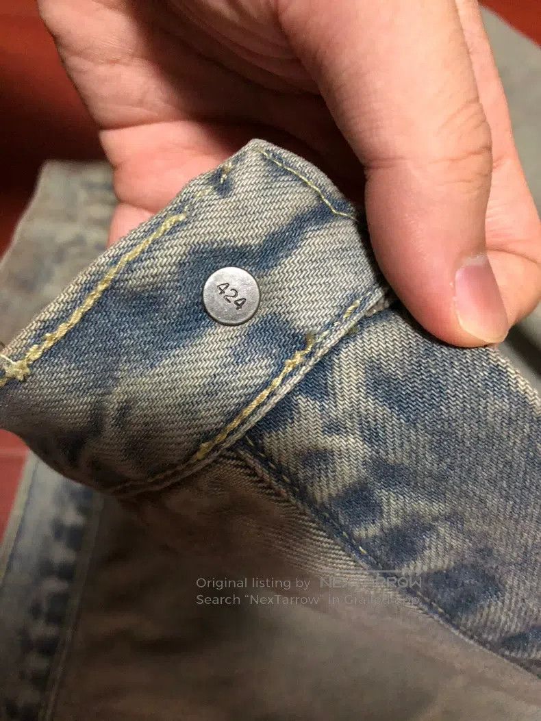 424 424 Washed-button denim jacket Size US S / EU 44-46 / 1 - 2 Thumbnail