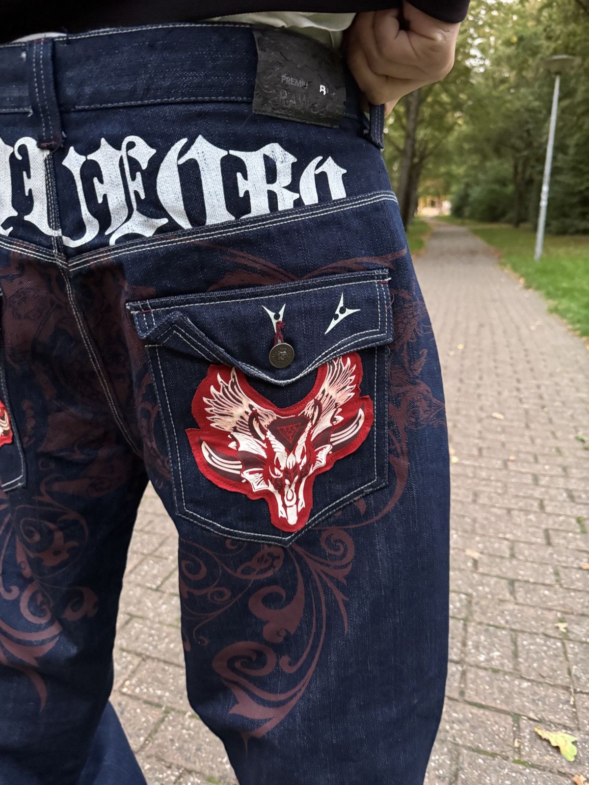 Other Vintage Kawblue Jeans Streetwear Avantgarde Size US 42 / EU 58 - 2 Thumbnail